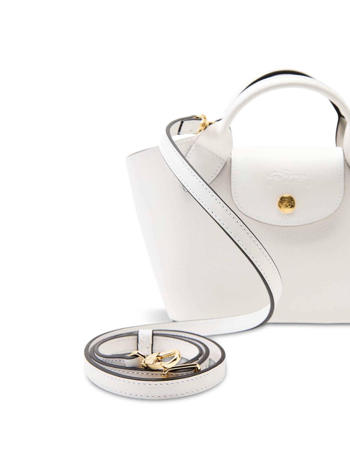 Epure Extra Small Leather Tote Bag White