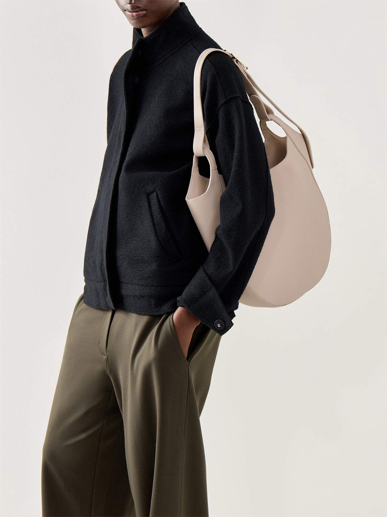 Le Foulonne Hobo Bag Large Paper