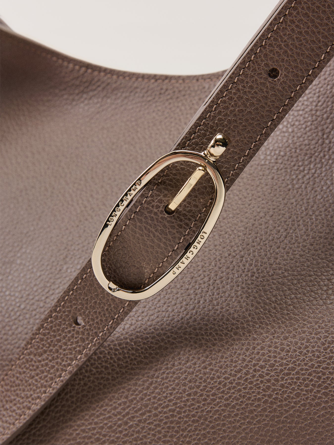 Le Foulonne Hobo Bag Large Taupe