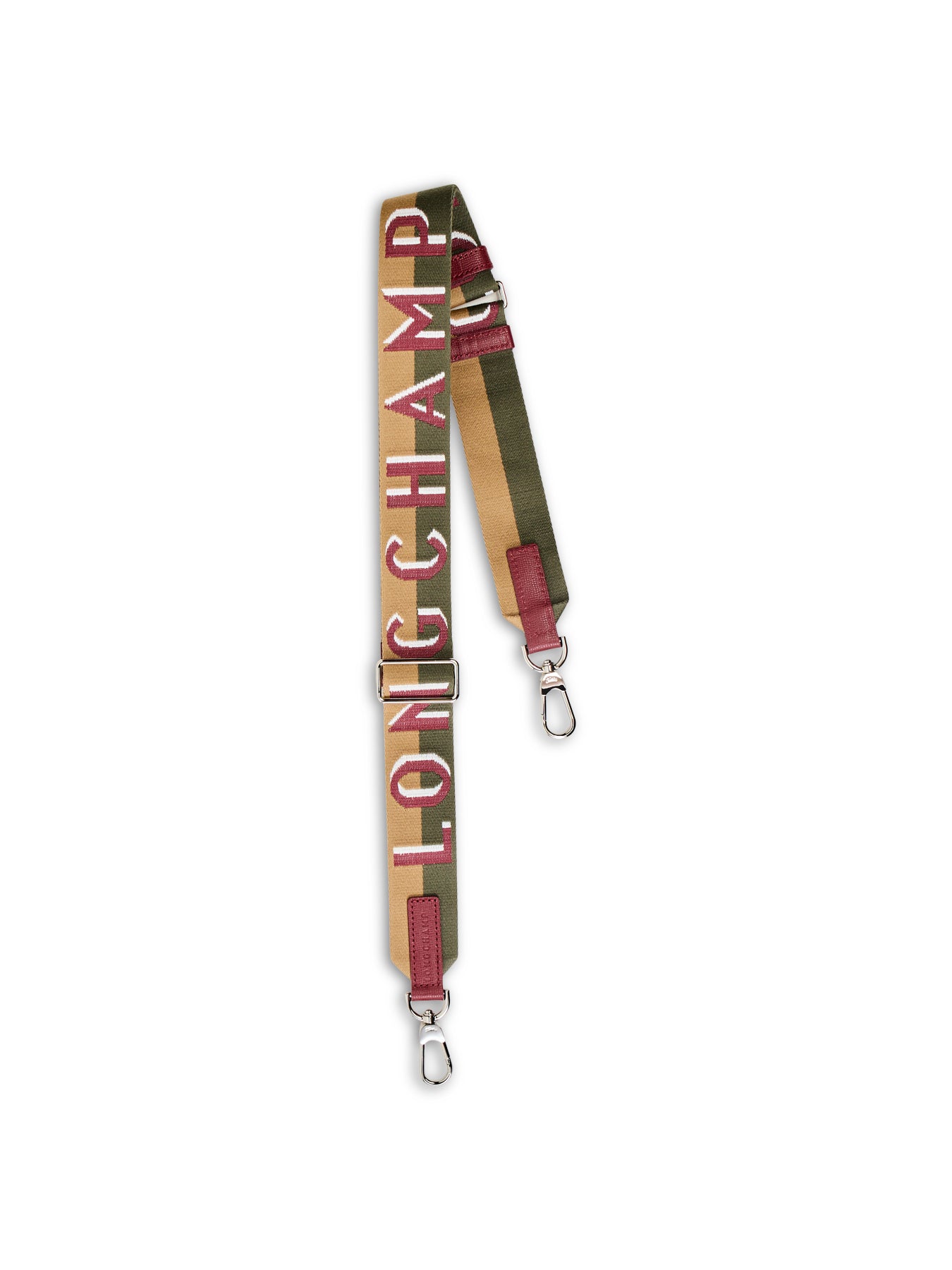 Longchamp Shadow Shoulder Strap Pomegranate Canvas