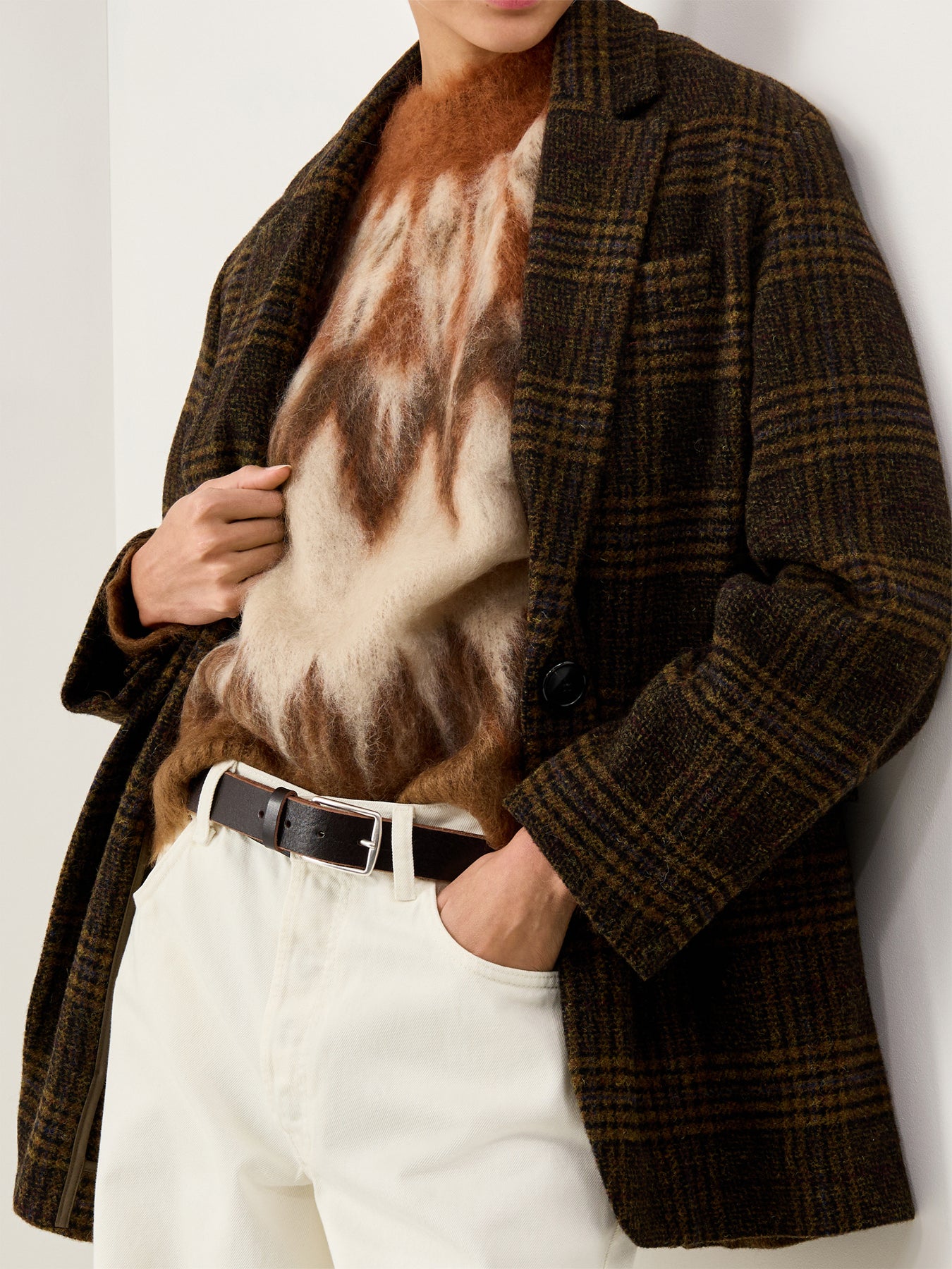 Natania Fair Isle Knit Rust