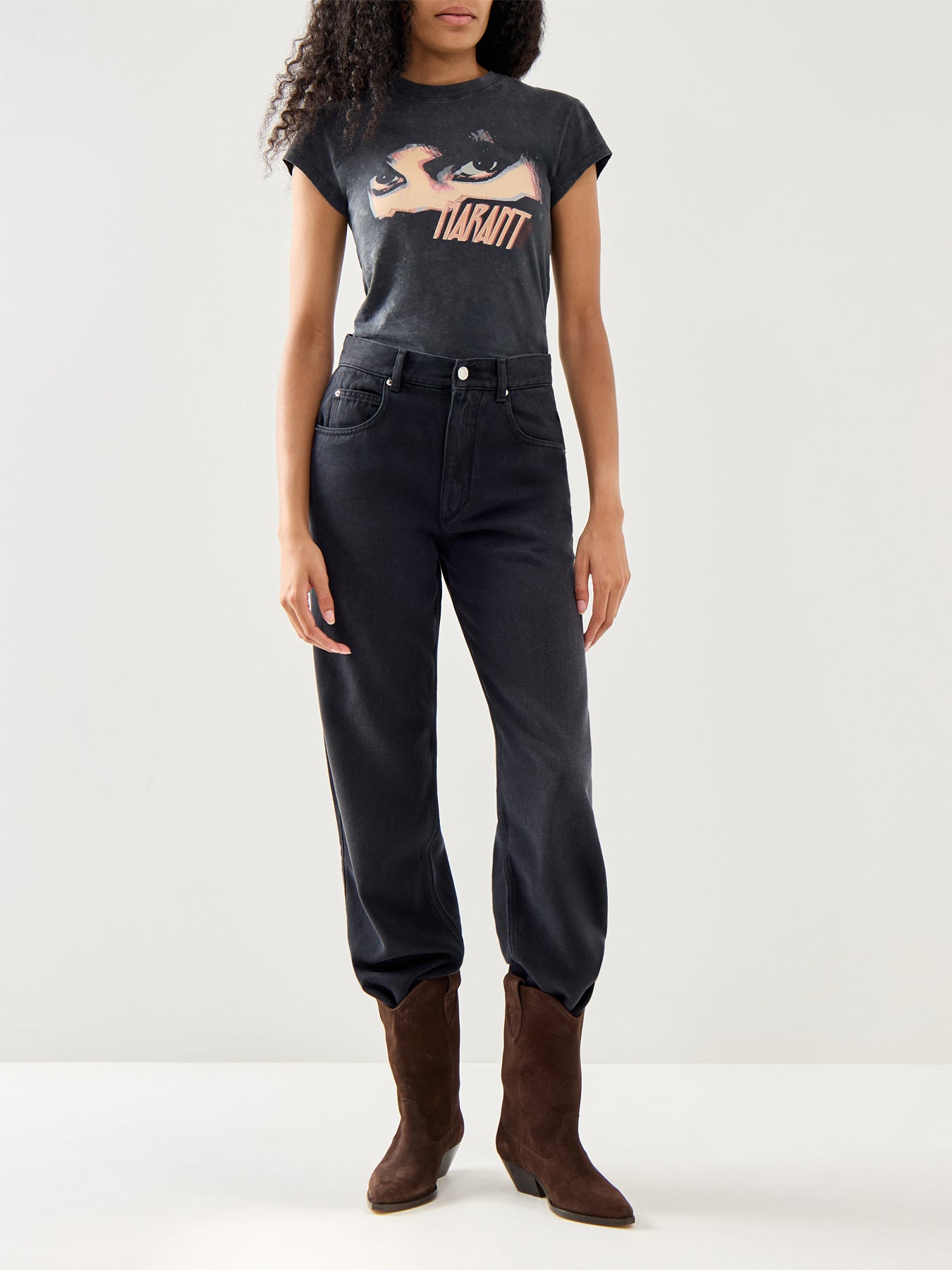 Eloane-Ga Logo Faded Baby Te