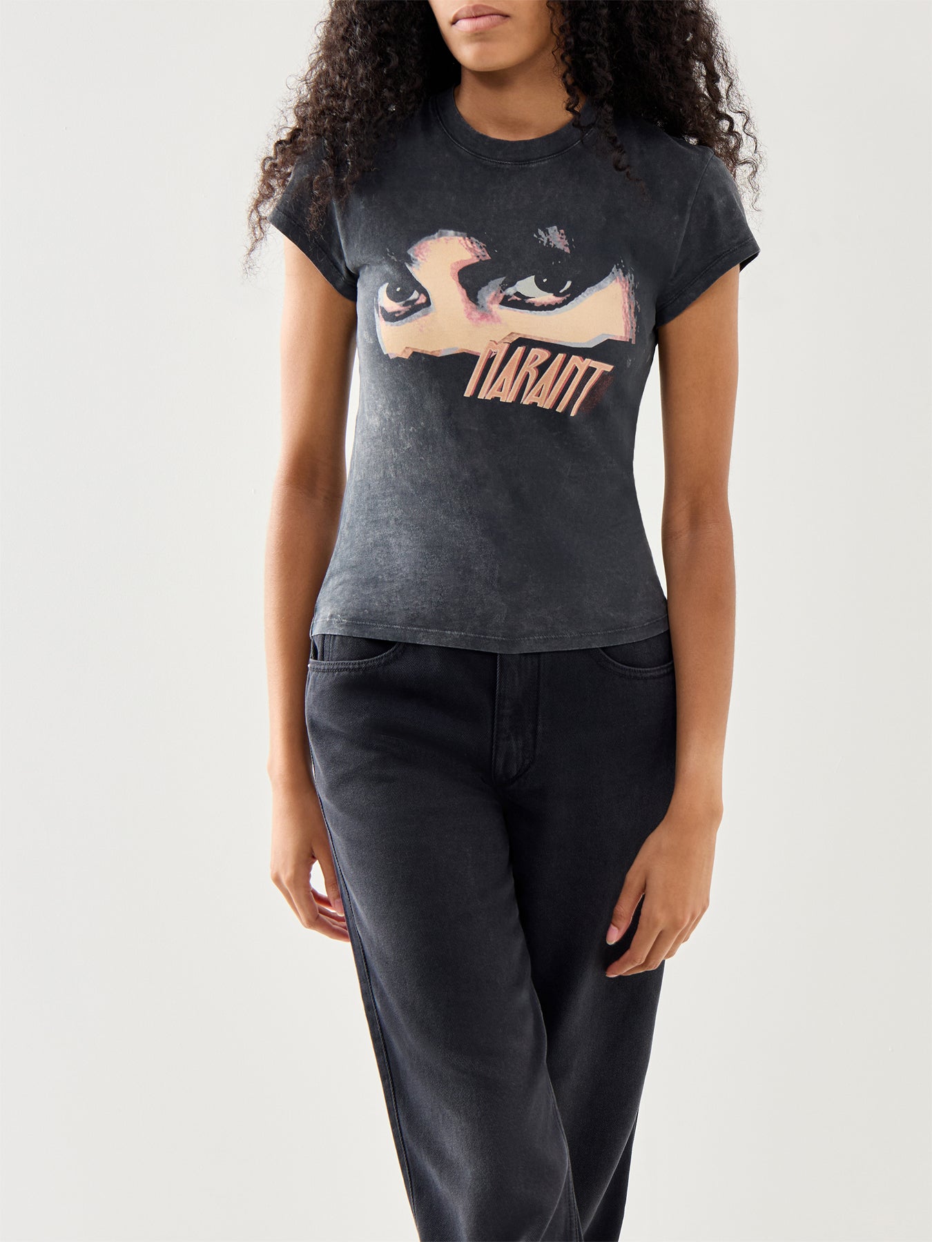 Eloane-Ga Logo Faded Baby Te