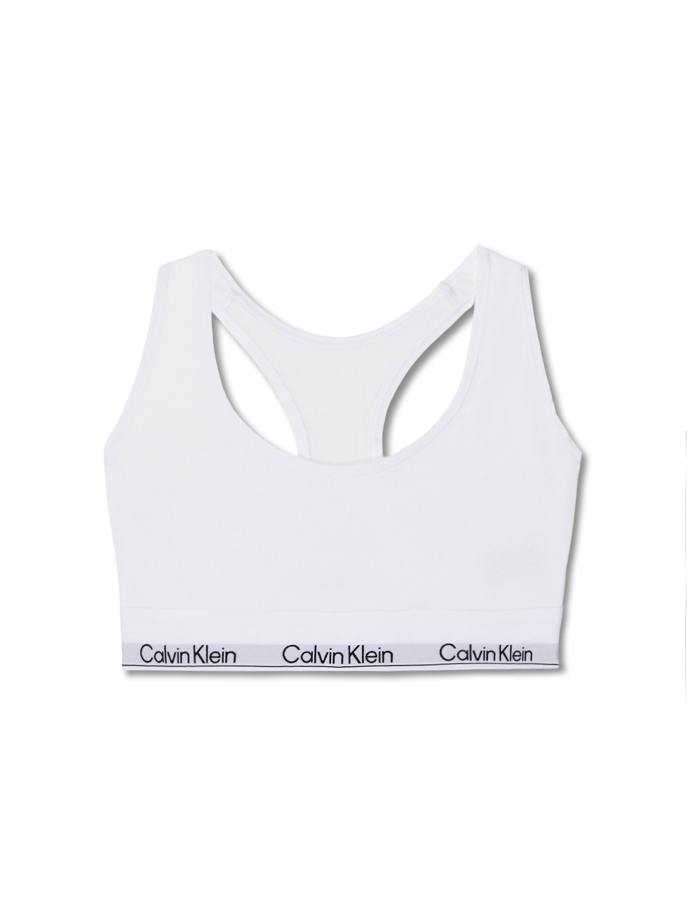 Icon Cotton Unlined Bralette White