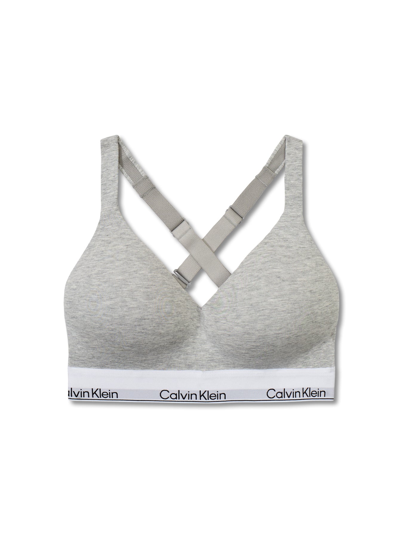 Modern Cotton Lift Bralette Grey Heather