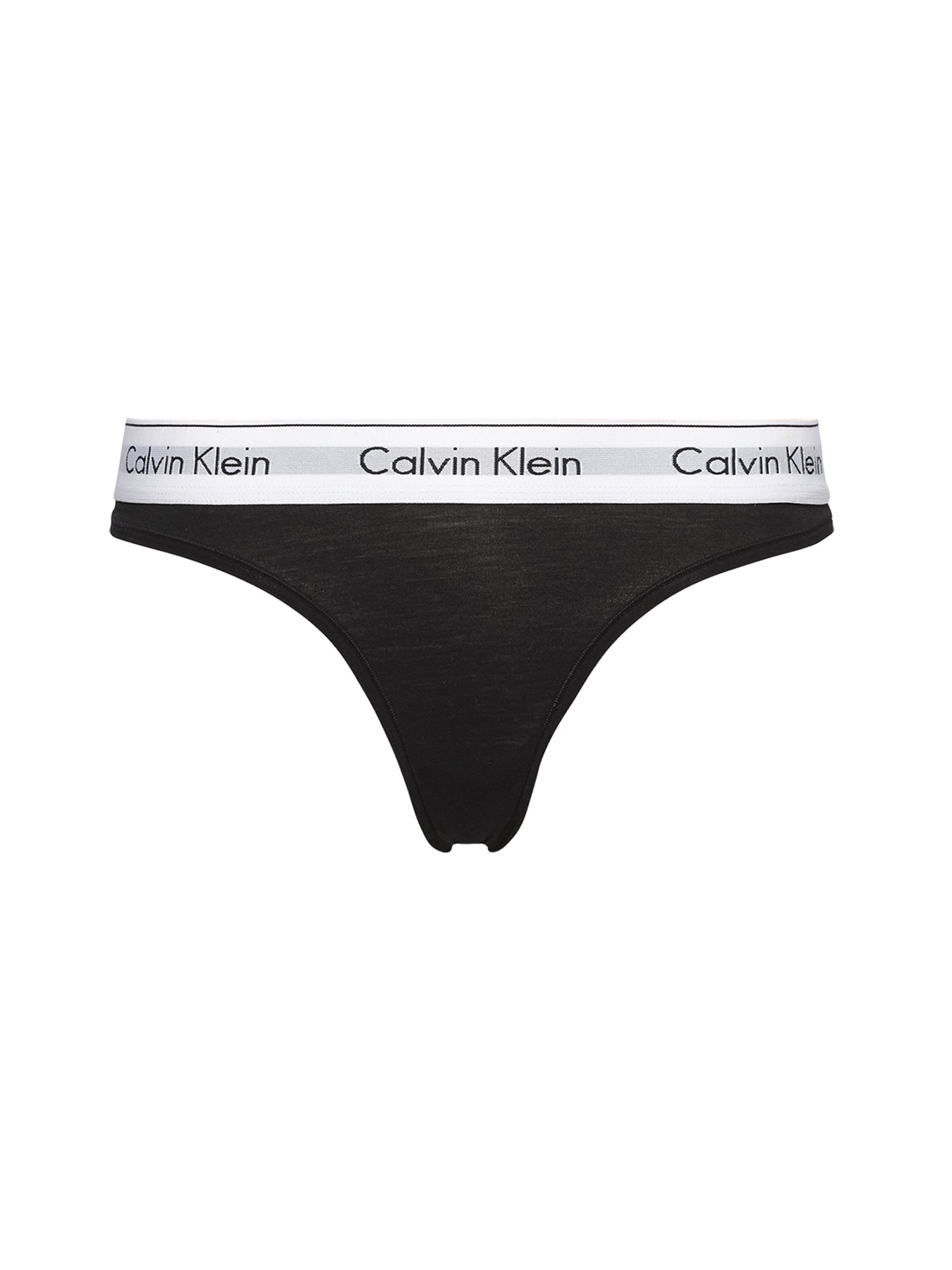 Icon Cotton Thong Black