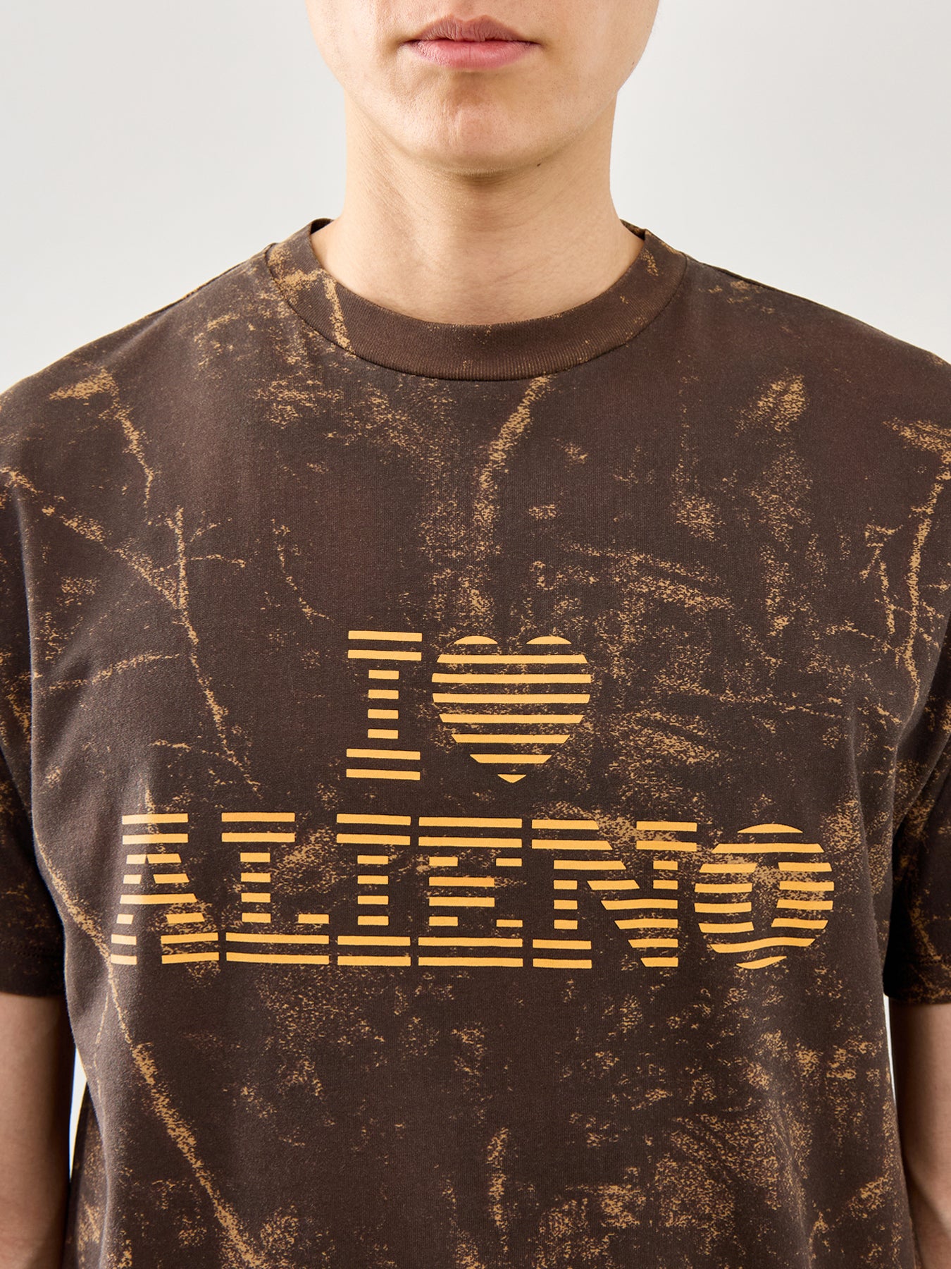 I Love Alieno Camo Short Sleeves Tee Multi