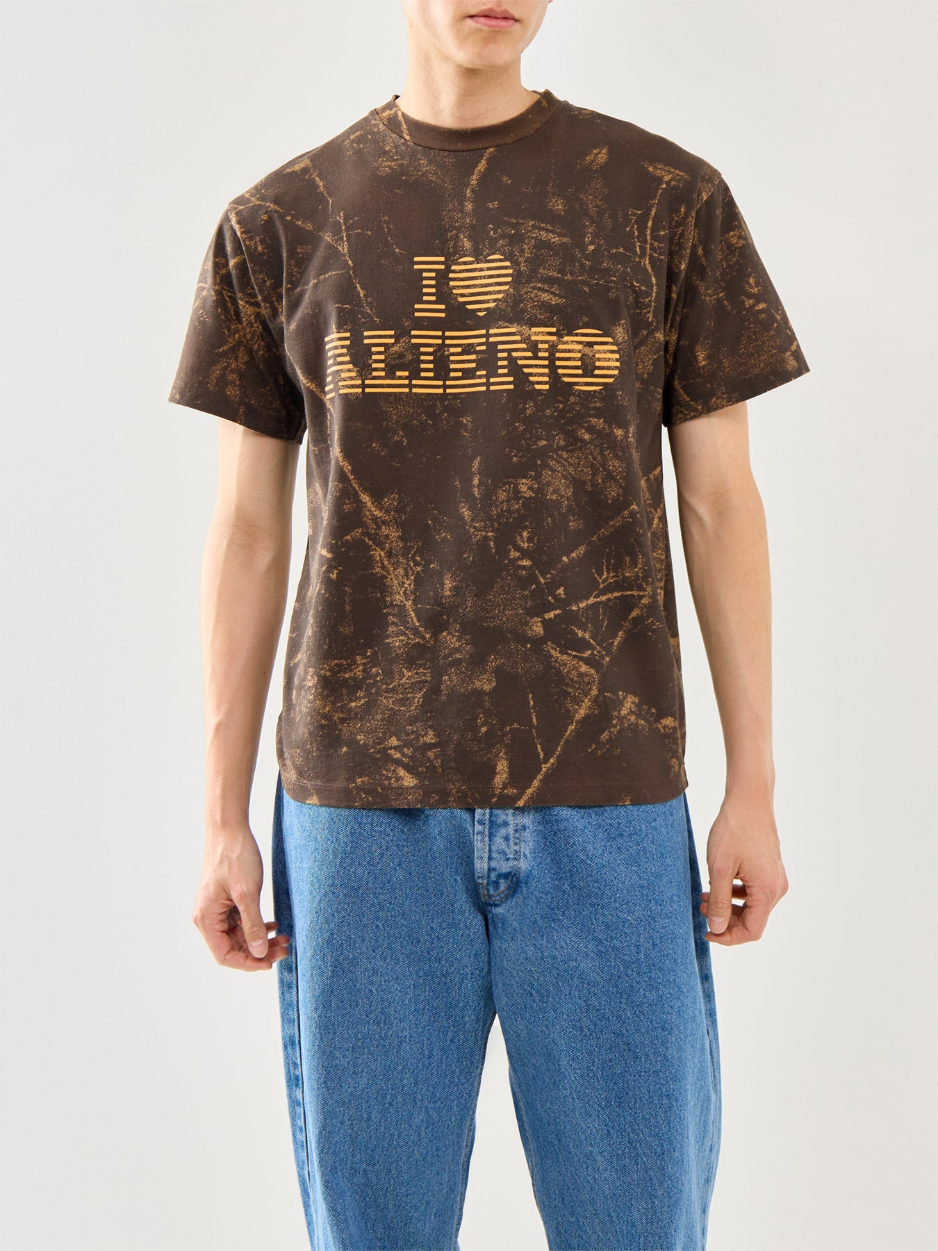 I Love Alieno Camo Short Sleeves Tee Multi