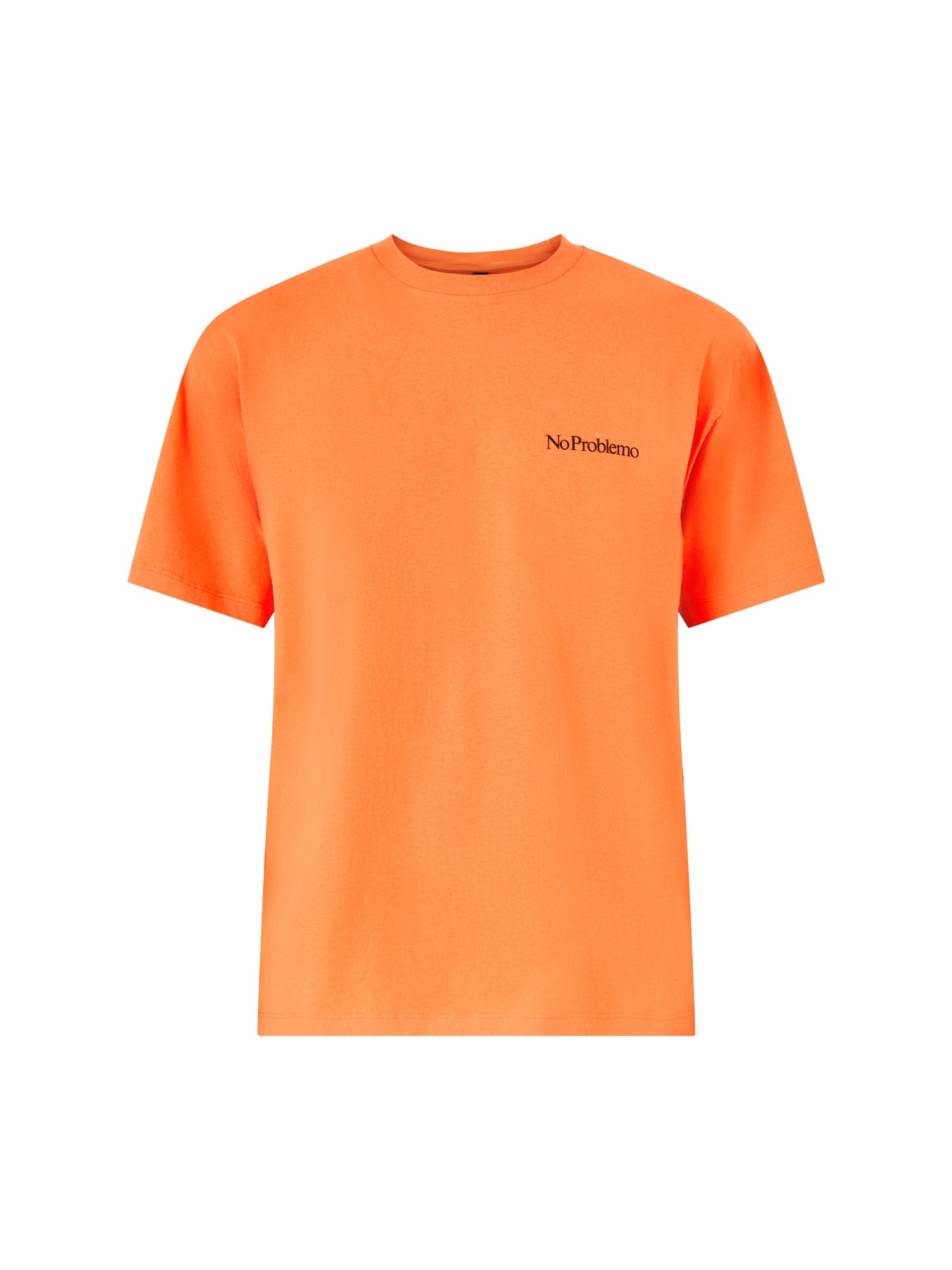 Spaced Out Short Sleeves Tee Orange