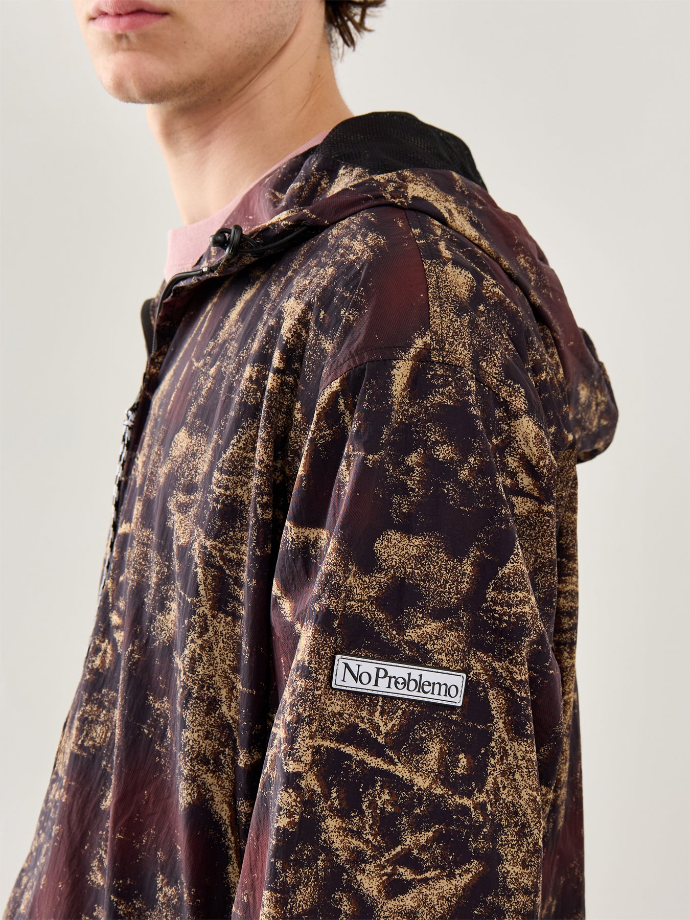 Forest Glitch Nylon Jacket