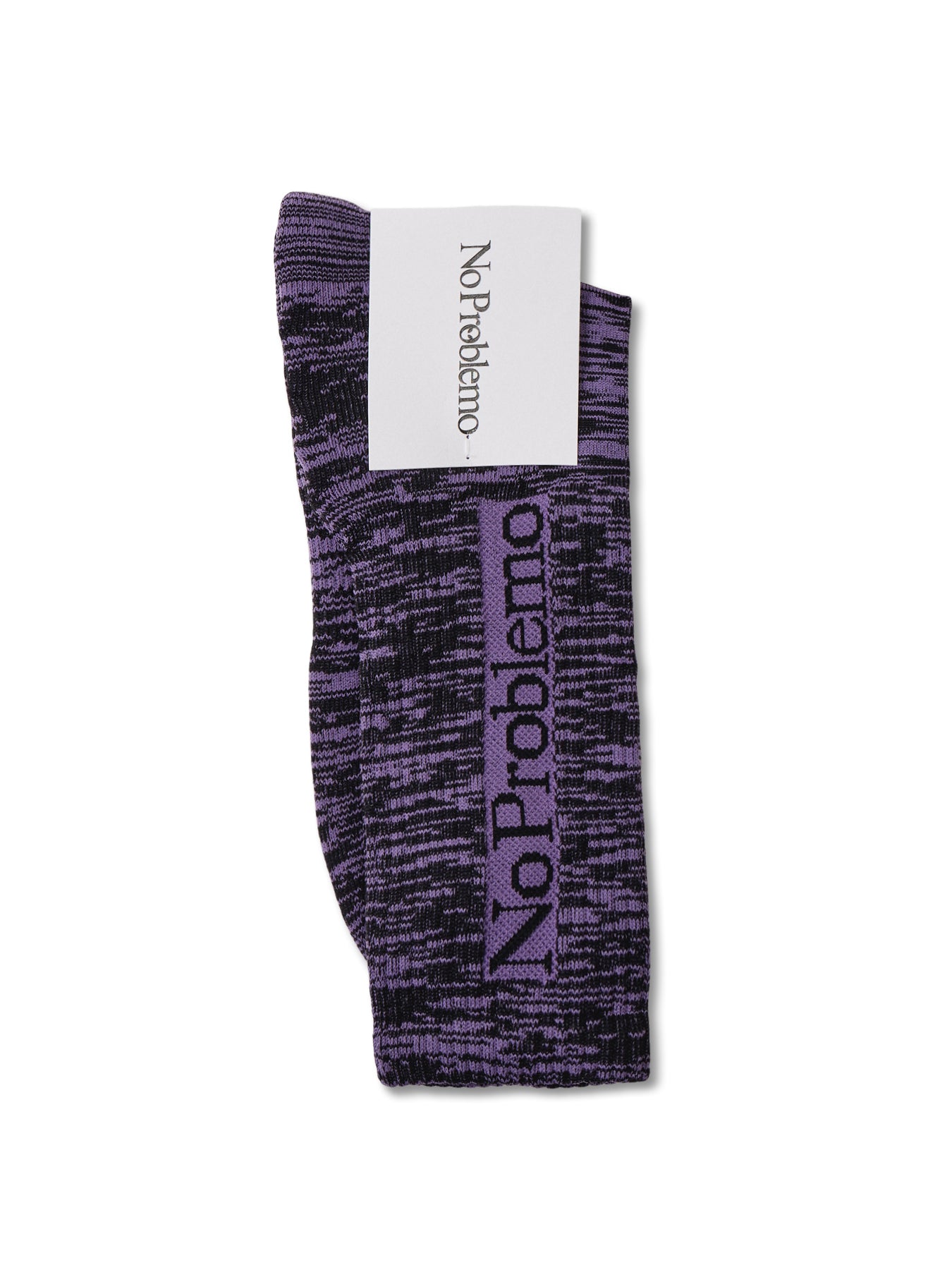 No Problemo Glitch Sock Purple