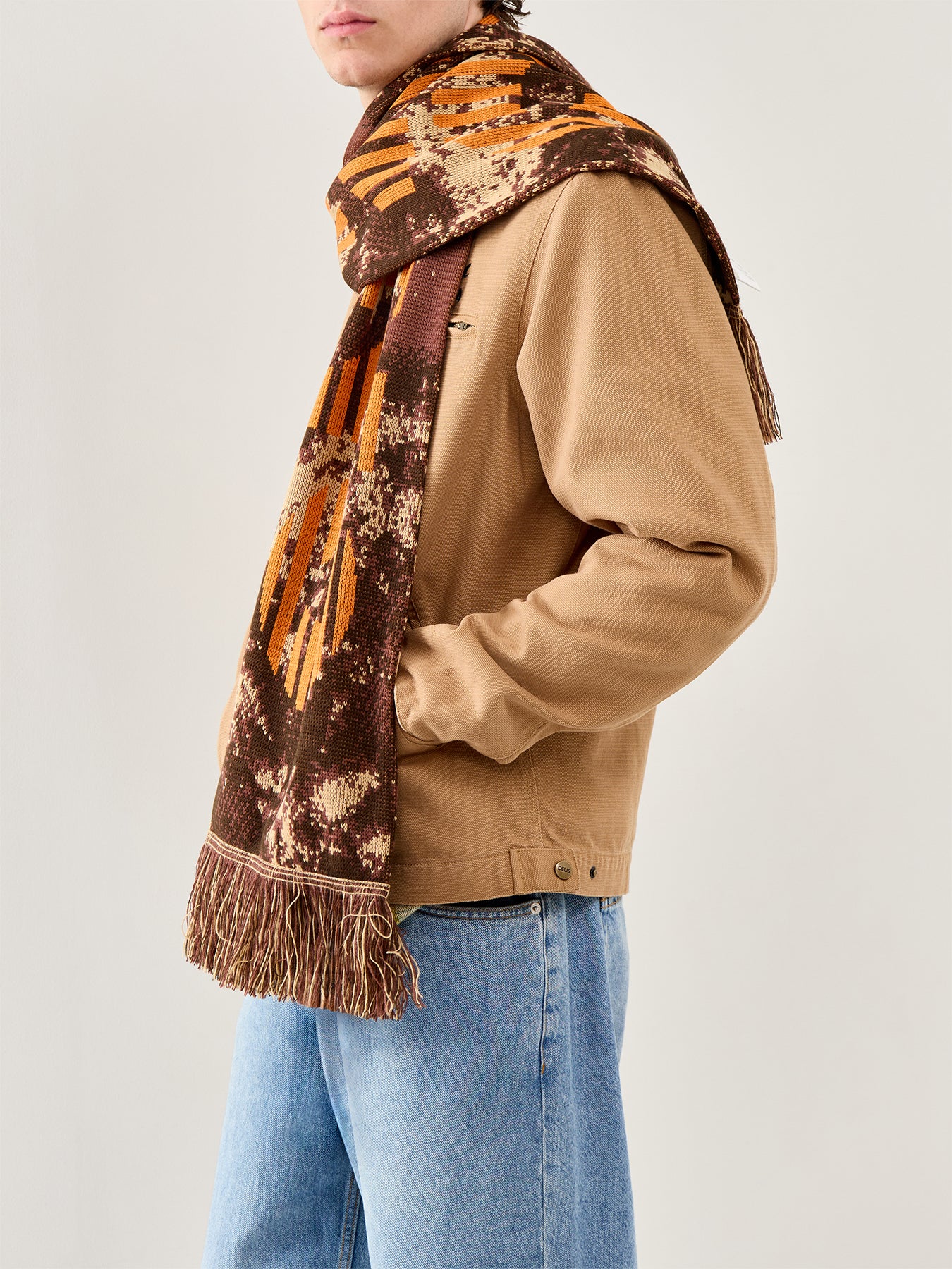 Alieno Camo Scarf Green