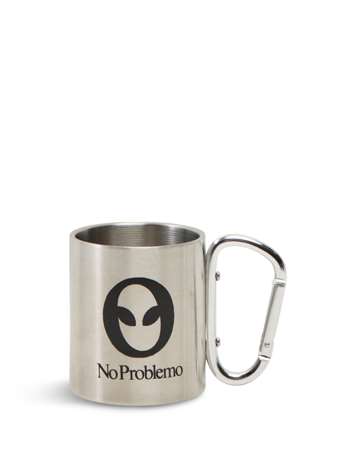 No Problemo Carabiner Mug Silver