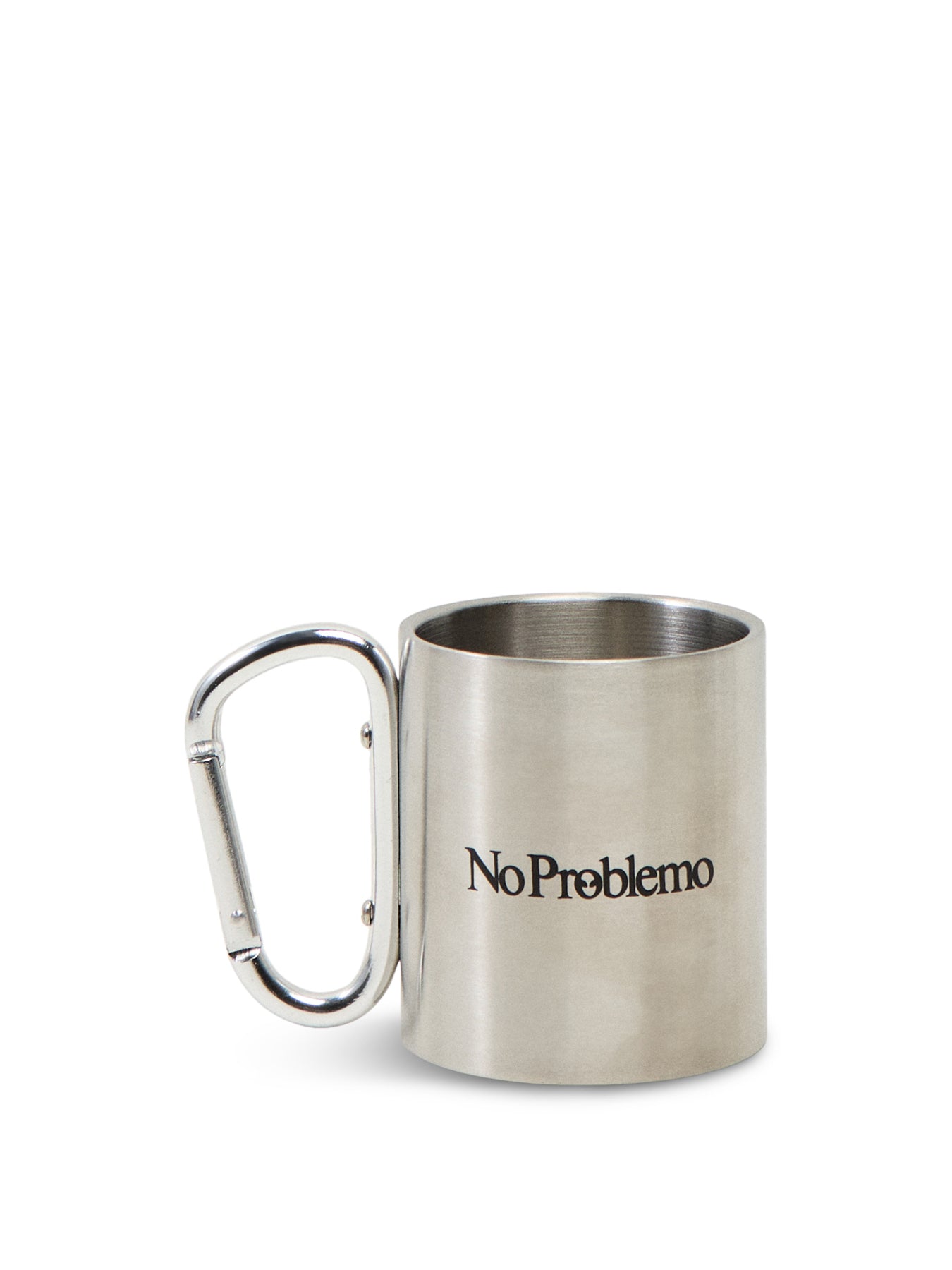 No Problemo Carabiner Mug Silver