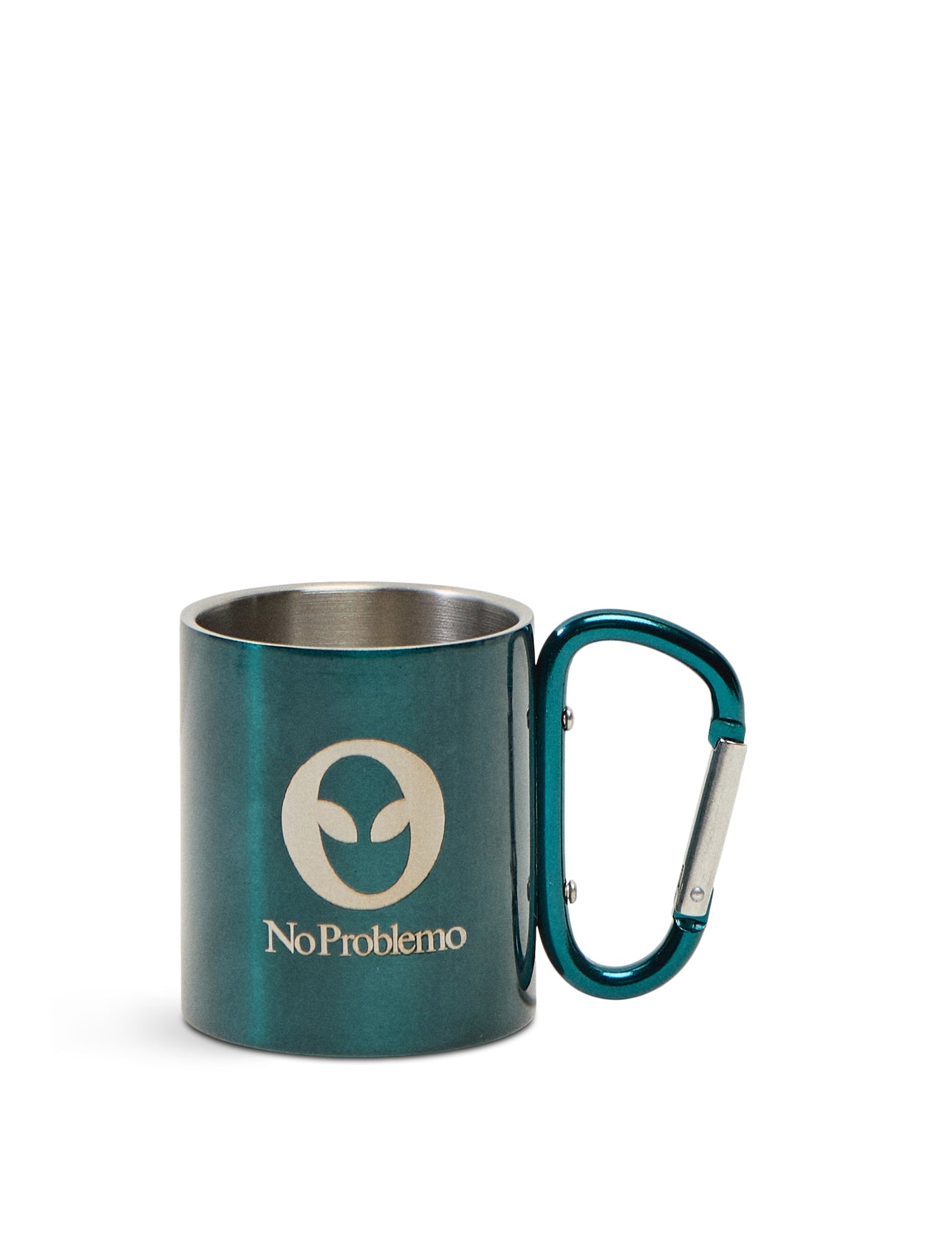 No Problemo Carabiner Mug Green