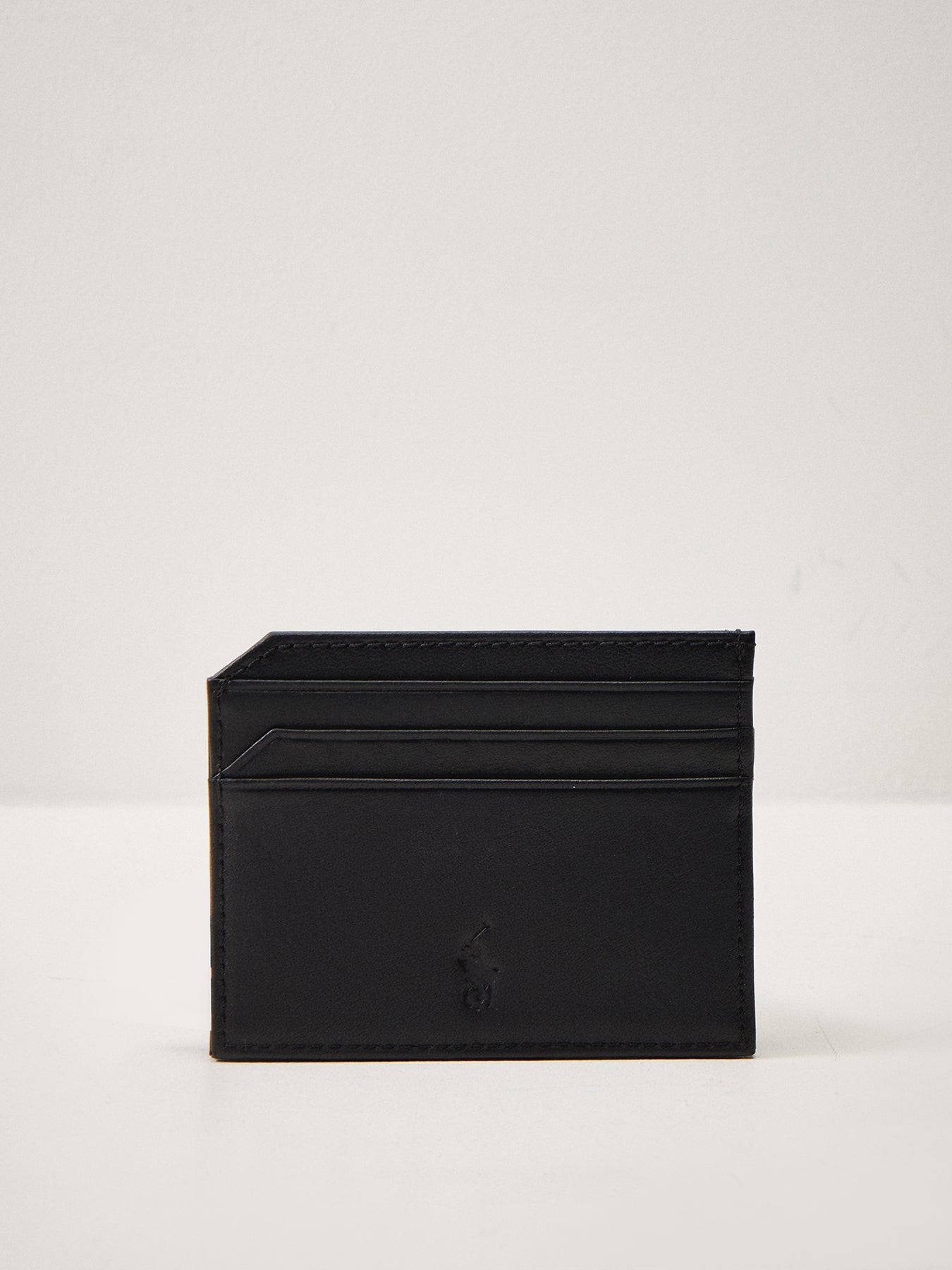 Leather Card Case Black