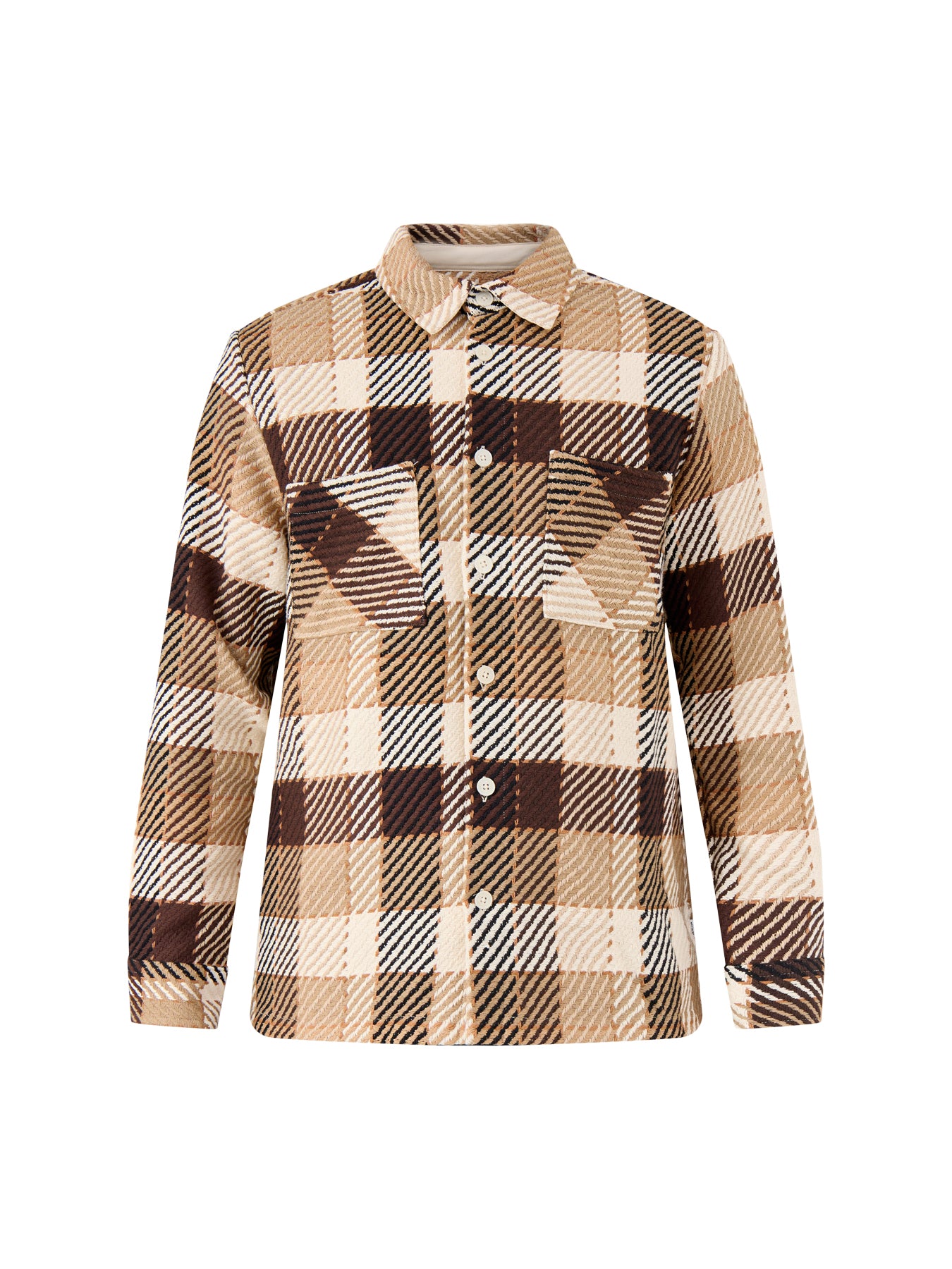 Whiting Overshirt Natural / Brown