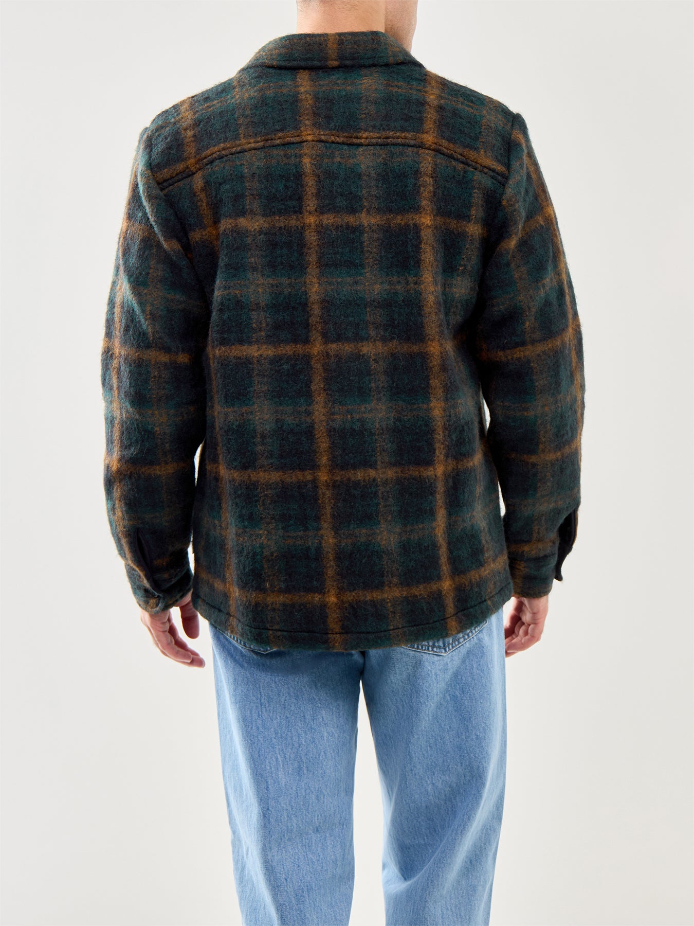 Whiting Overshirt Teal / Orange