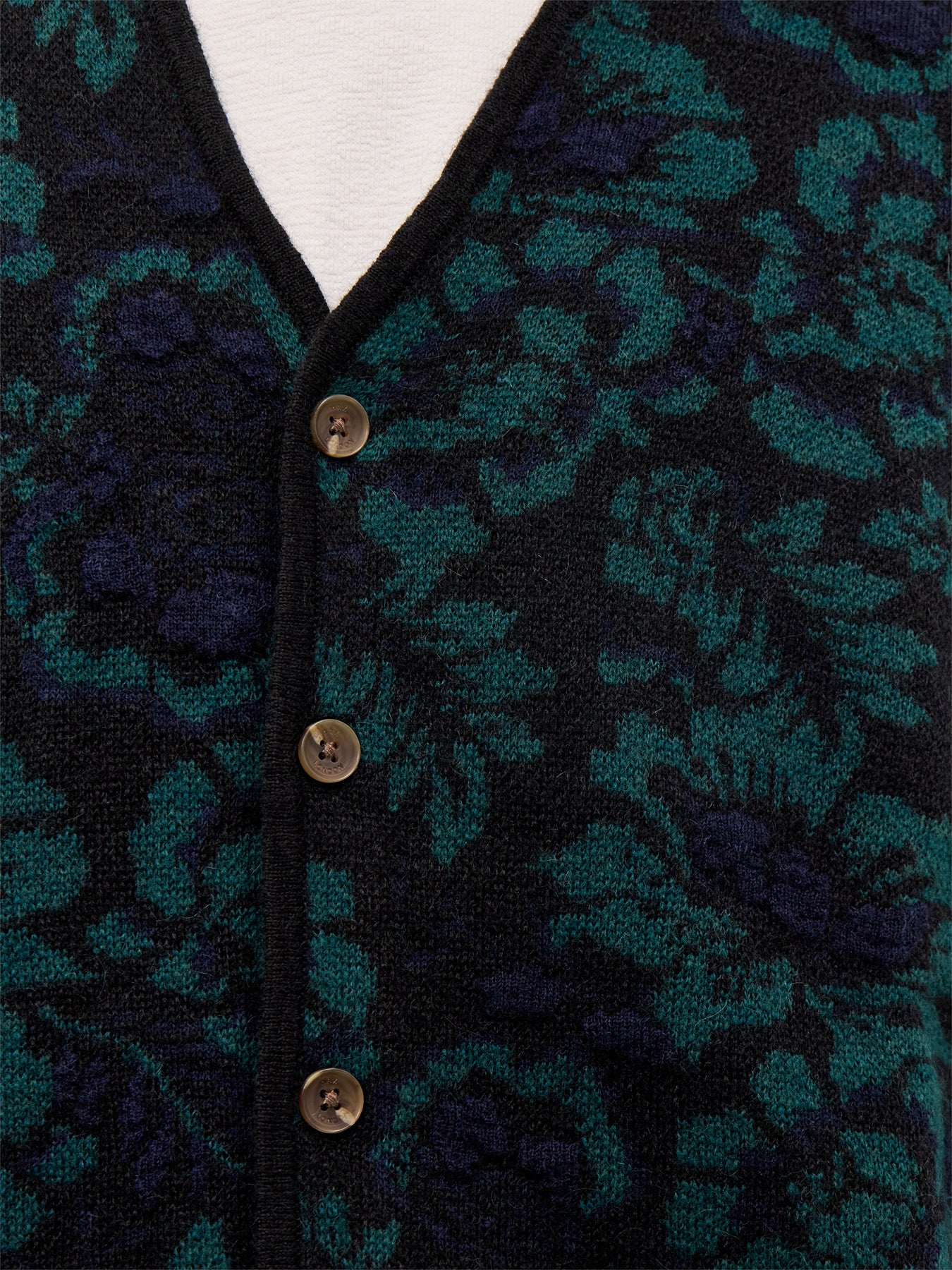 Alban Cardigan Black Green
