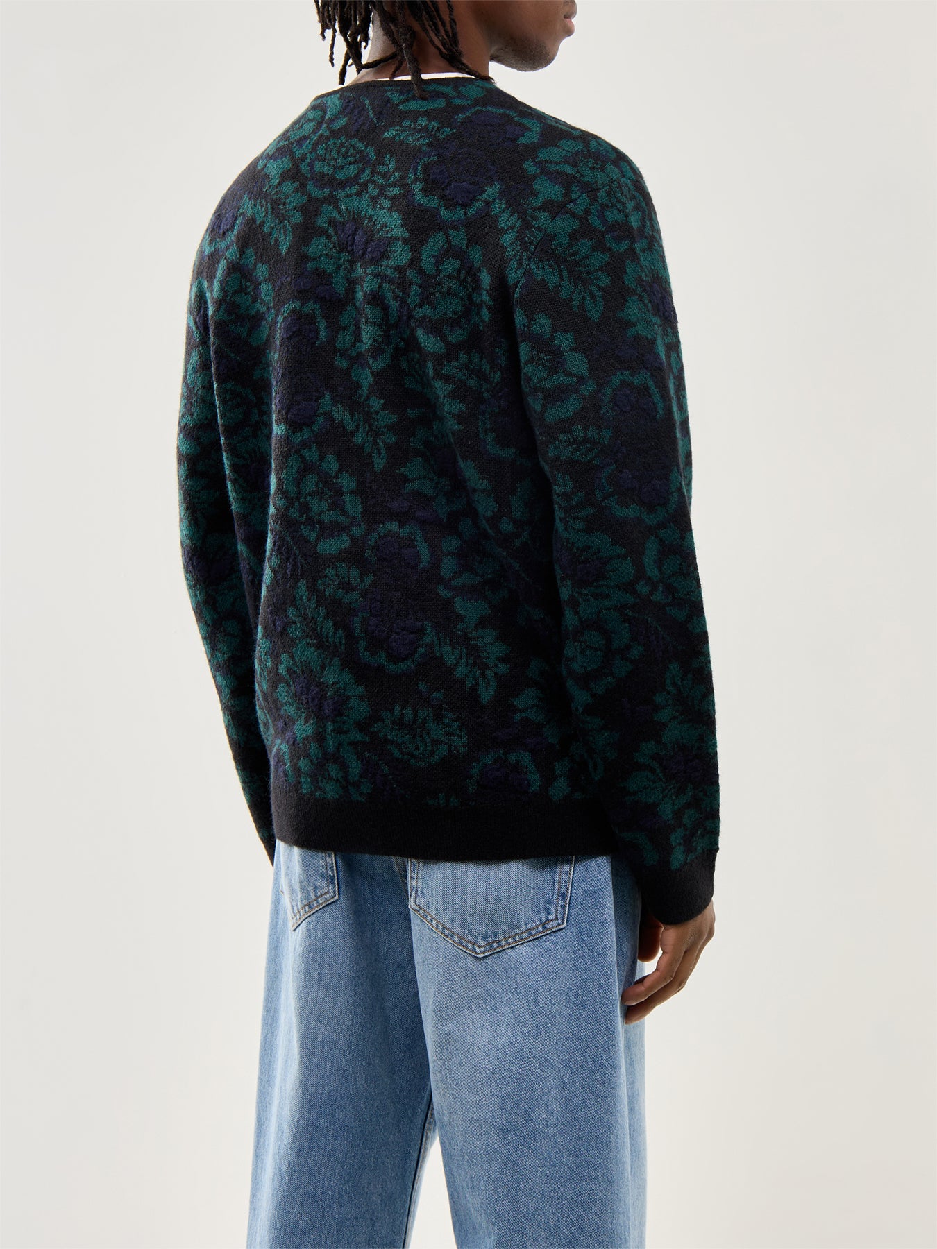 Alban Cardigan Black Green