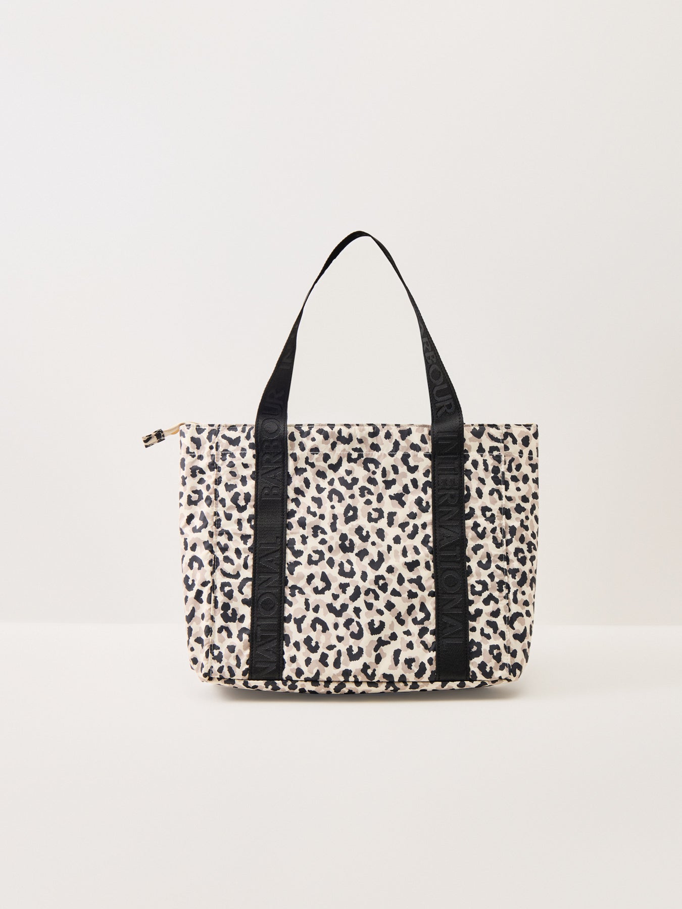 Boulevard Leopard Print Canvas Tote Bag Multi