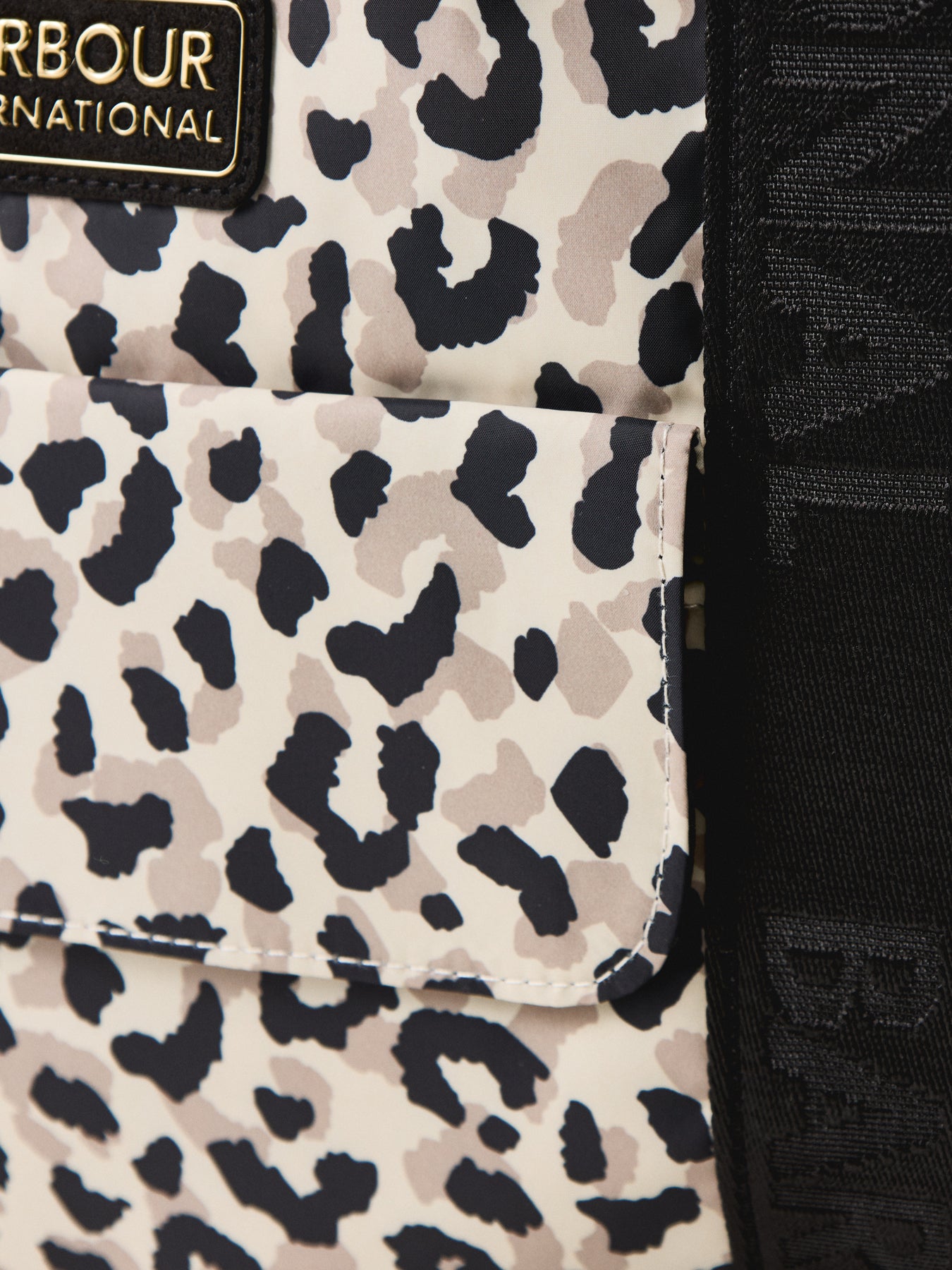 Boulevard Leopard Print Canvas Tote Bag Multi