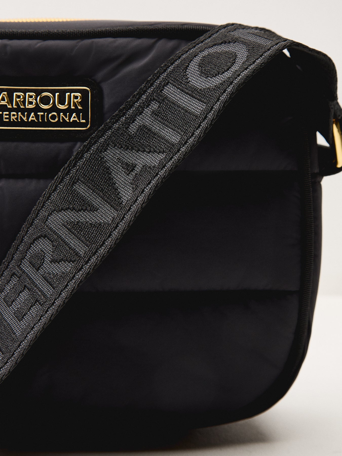 B.Intl Monaco Quilt Crossbody Bag Black