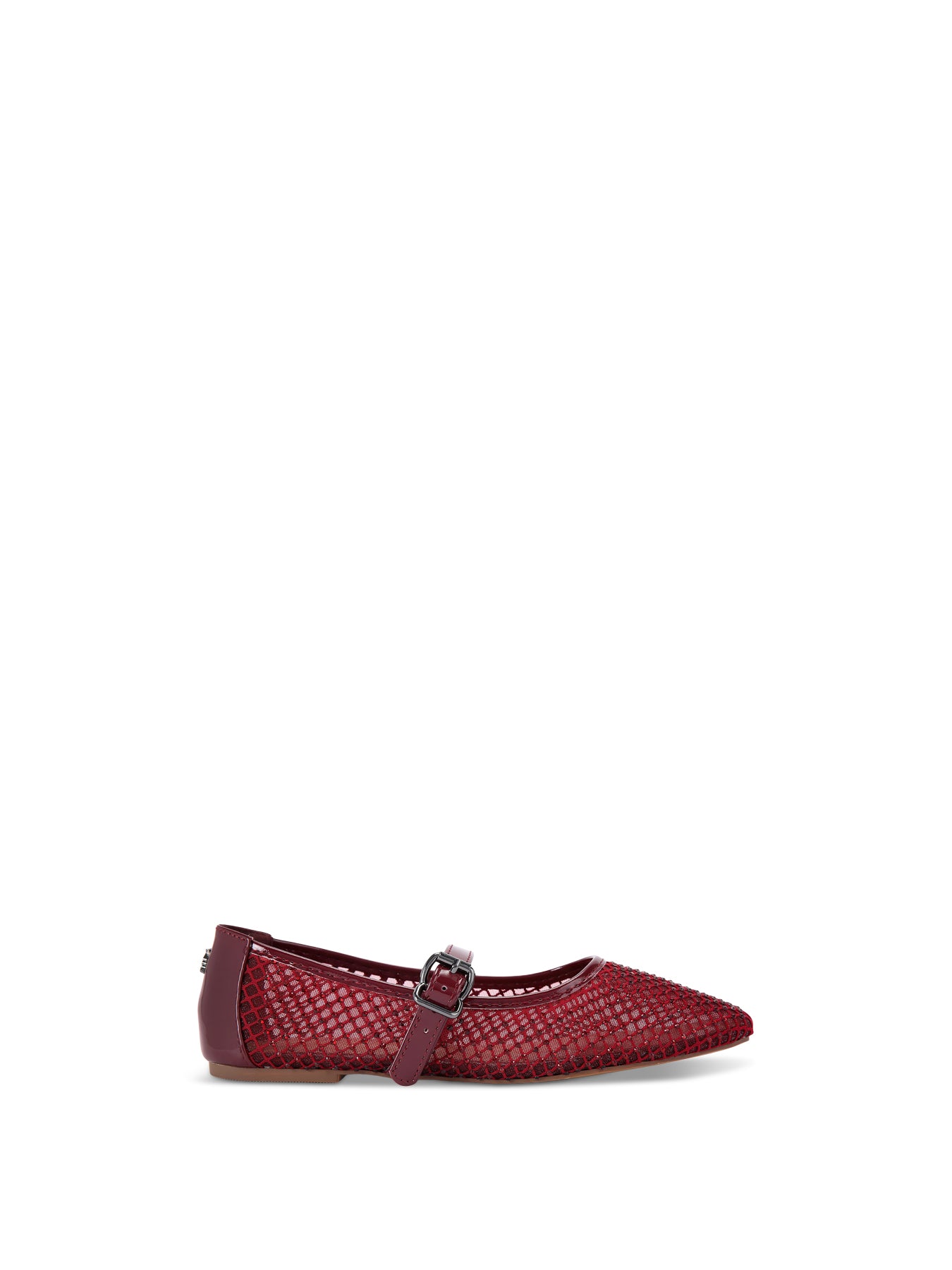 Nina Mesh Ballet Flat Wine