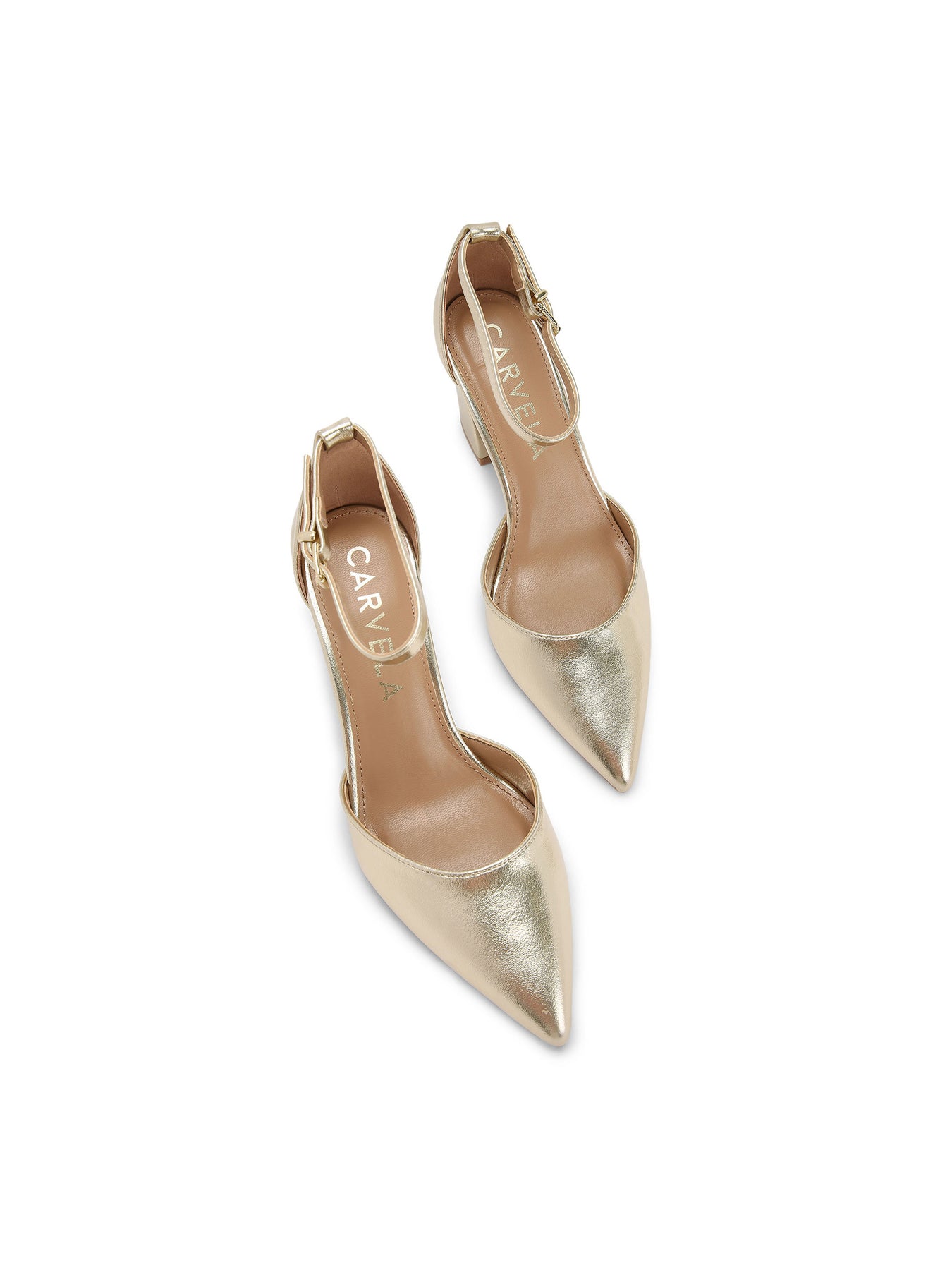 Refined Court Shoes Gold