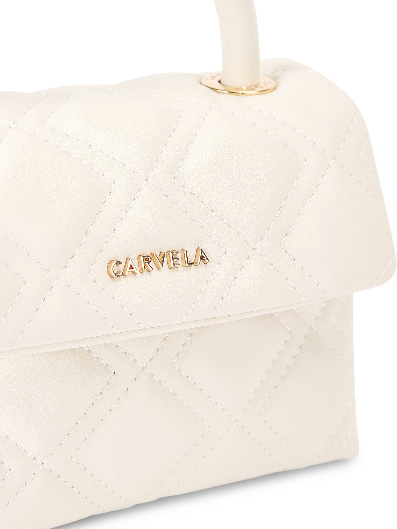 Rosa Top Handle Bag White