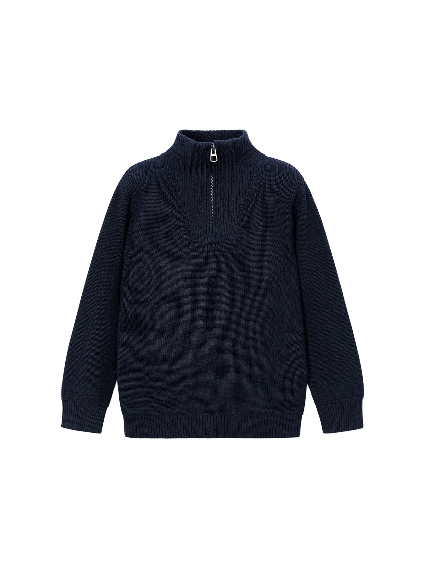 Quarter Zip Sweater Navy
