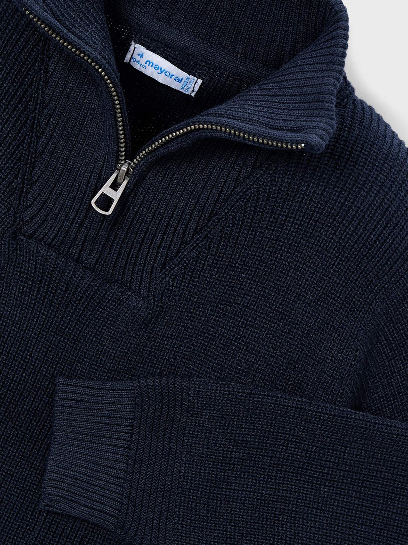 Quarter Zip Sweater Navy