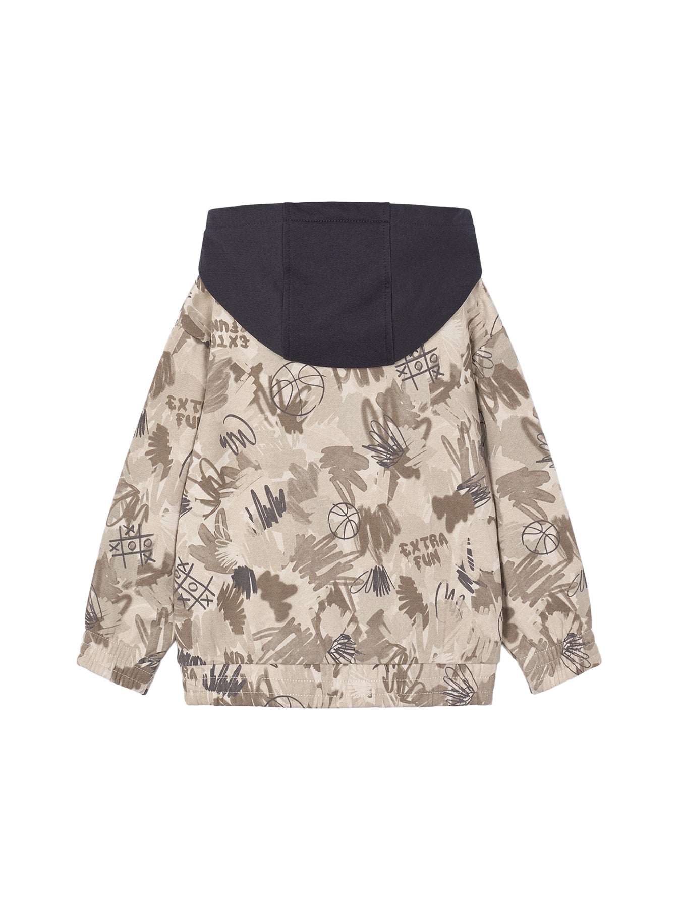 Printed Camo Pullover Cereal