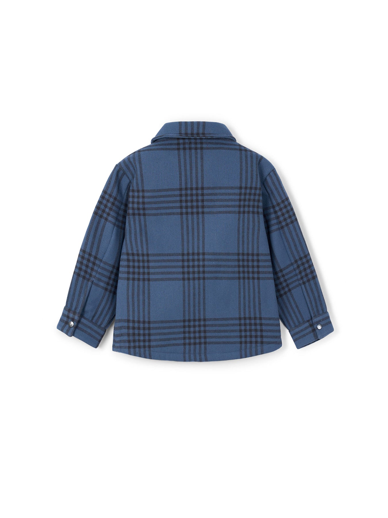 Check Jacket Steel Blue