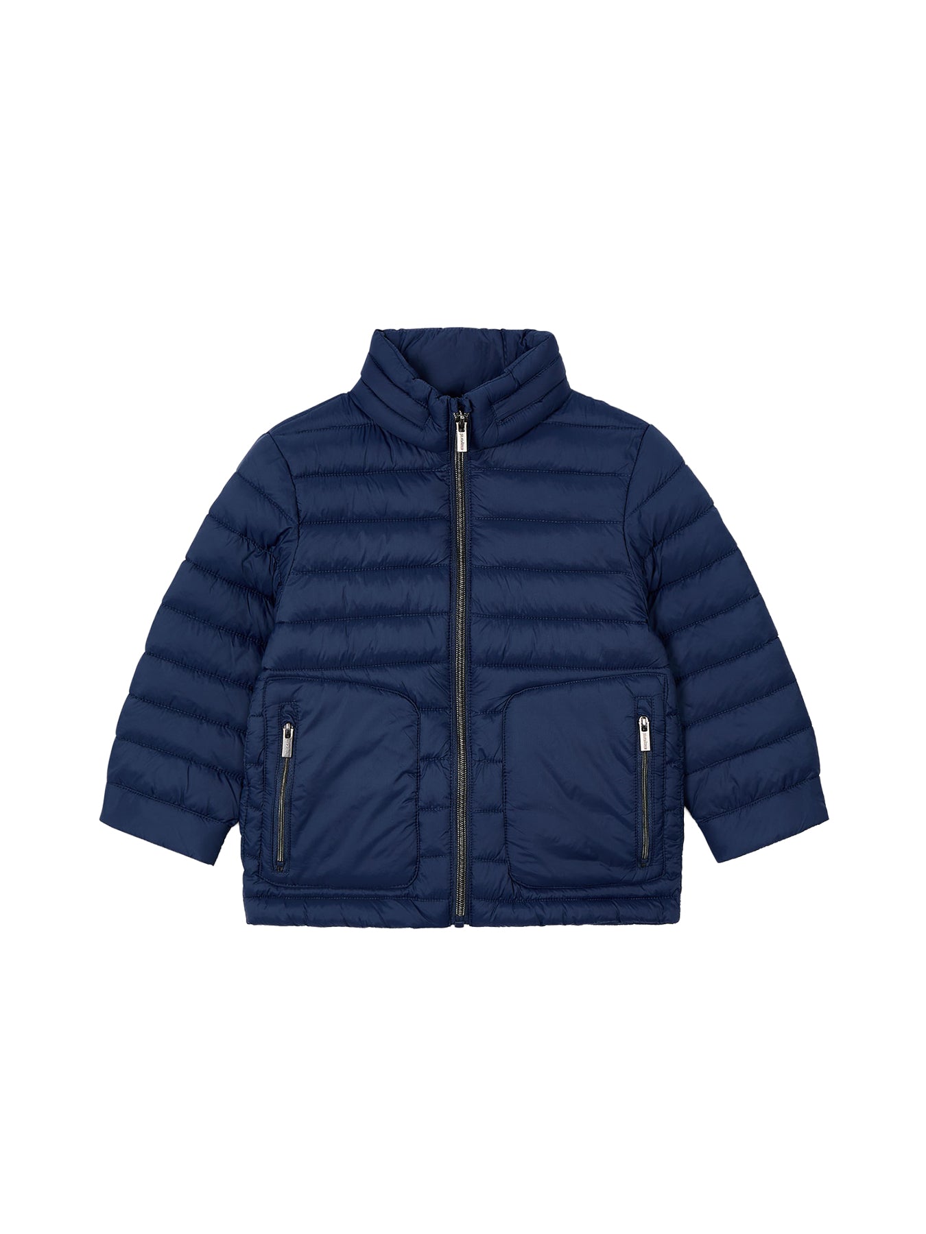 Light Puffer Coat Blue