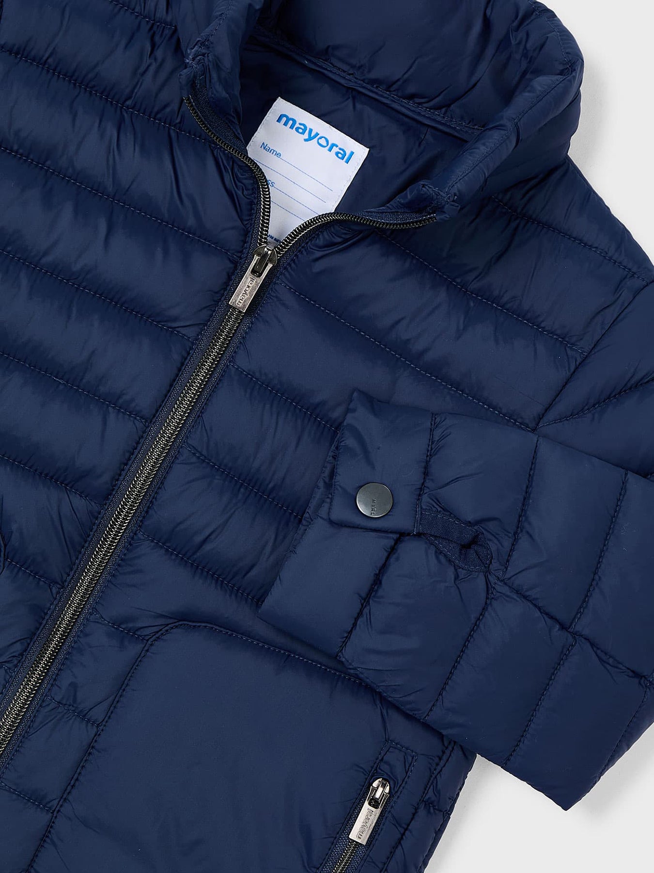 Light Puffer Coat Blue