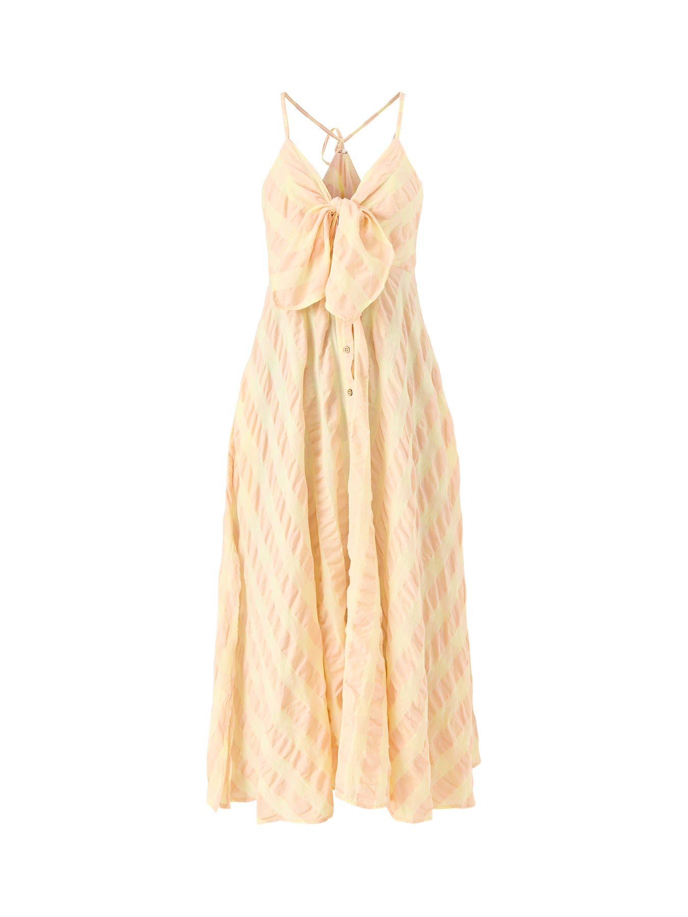 Via Midi Dress Check