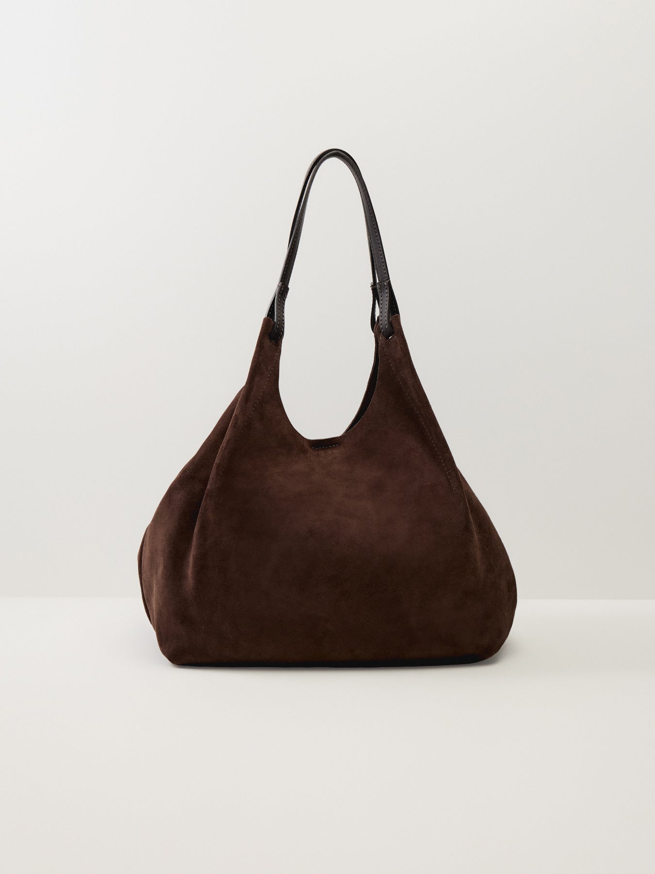 Dua Suede L Shoulder Tote Moka