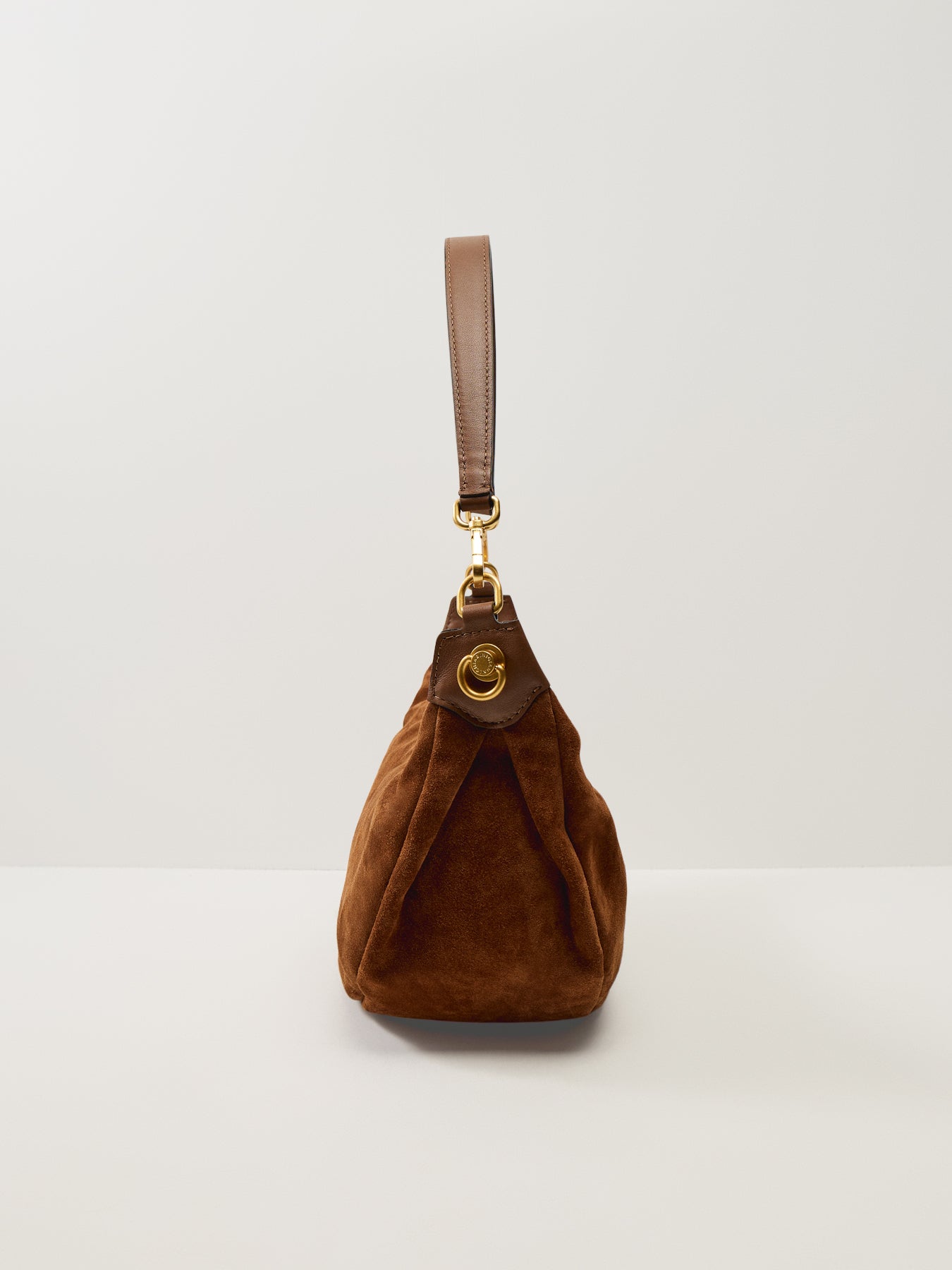 Aisha Suede Crescent Crossbody