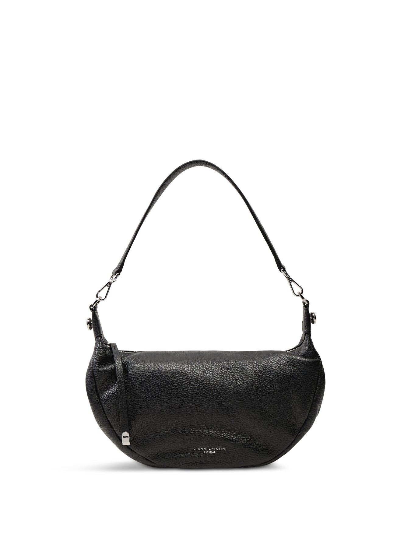Aisha Crescent Crossbody Nero