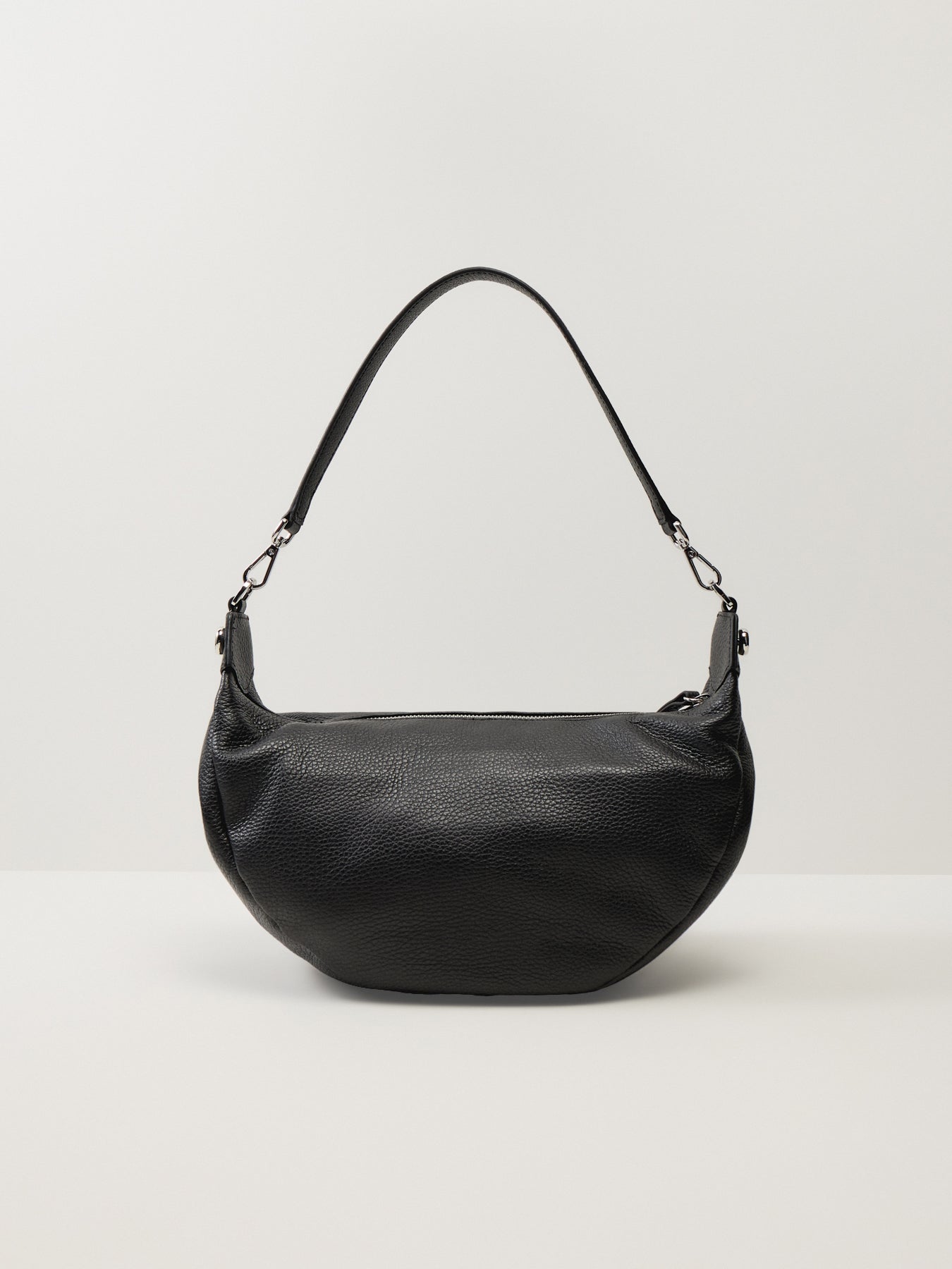 Aisha Crescent Crossbody Nero