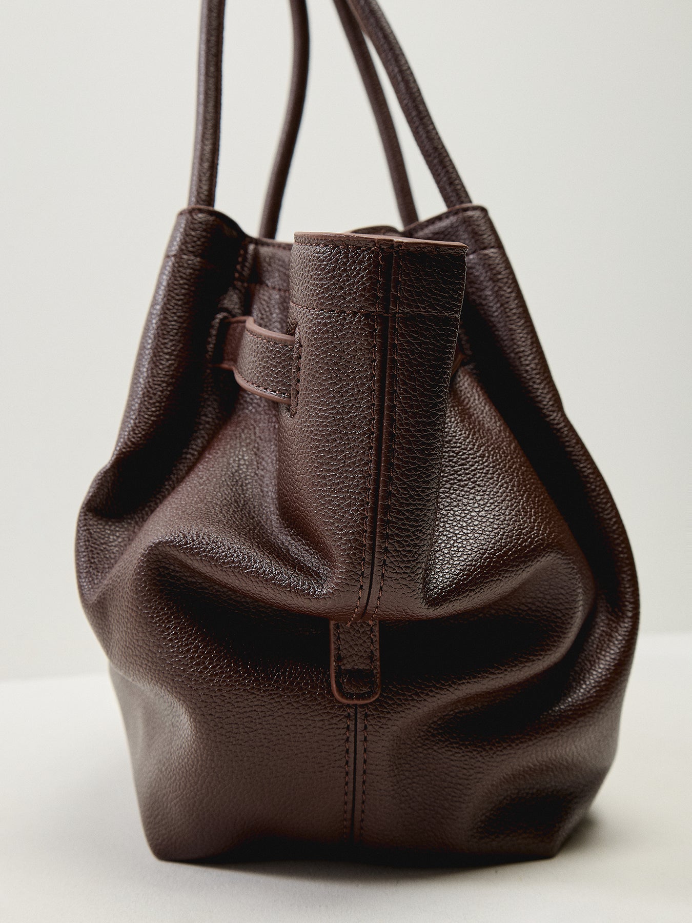 Hana Medium Tote Bag Dark Brown