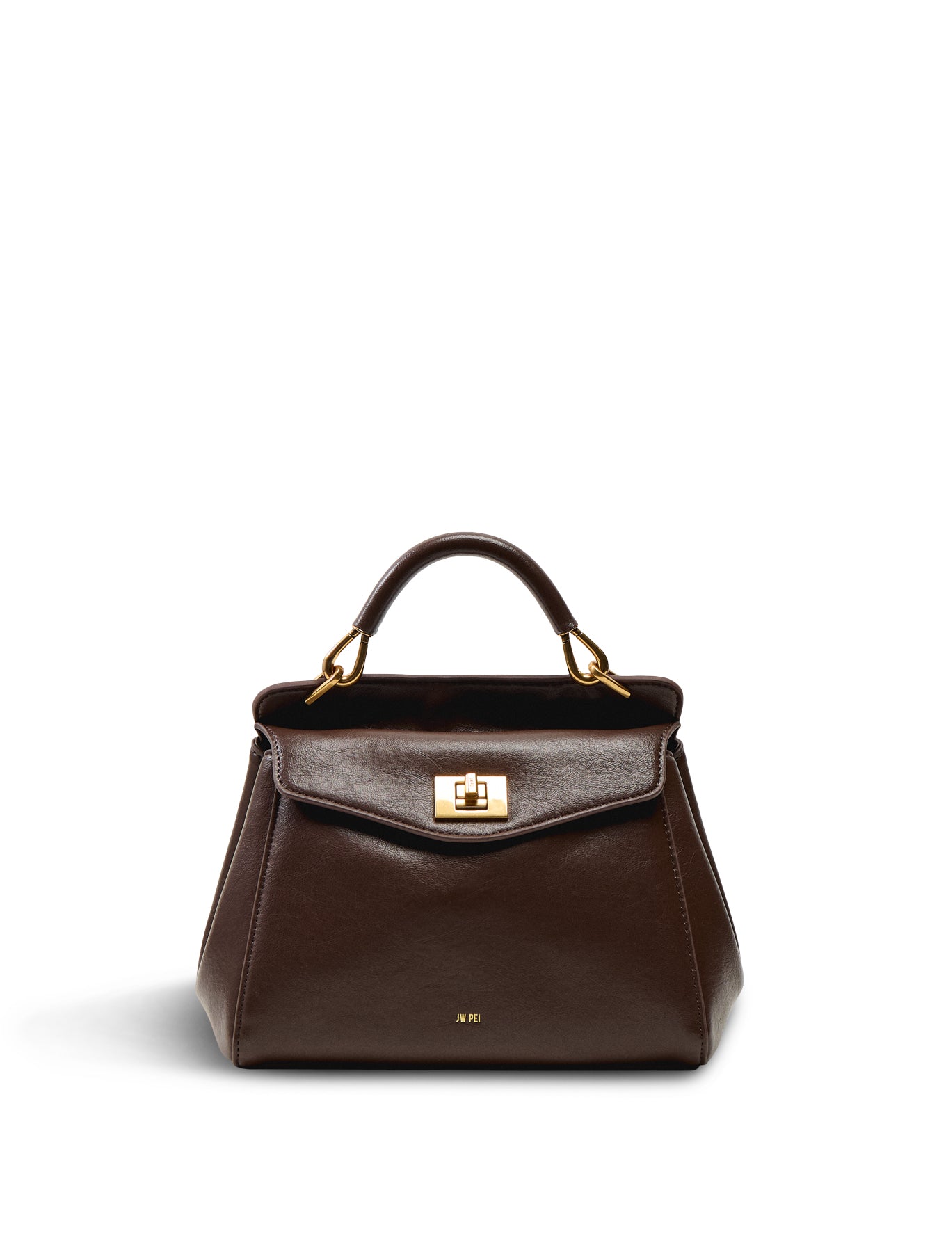 Lucia Classic Top Handbag Dark Brown Dark Brown