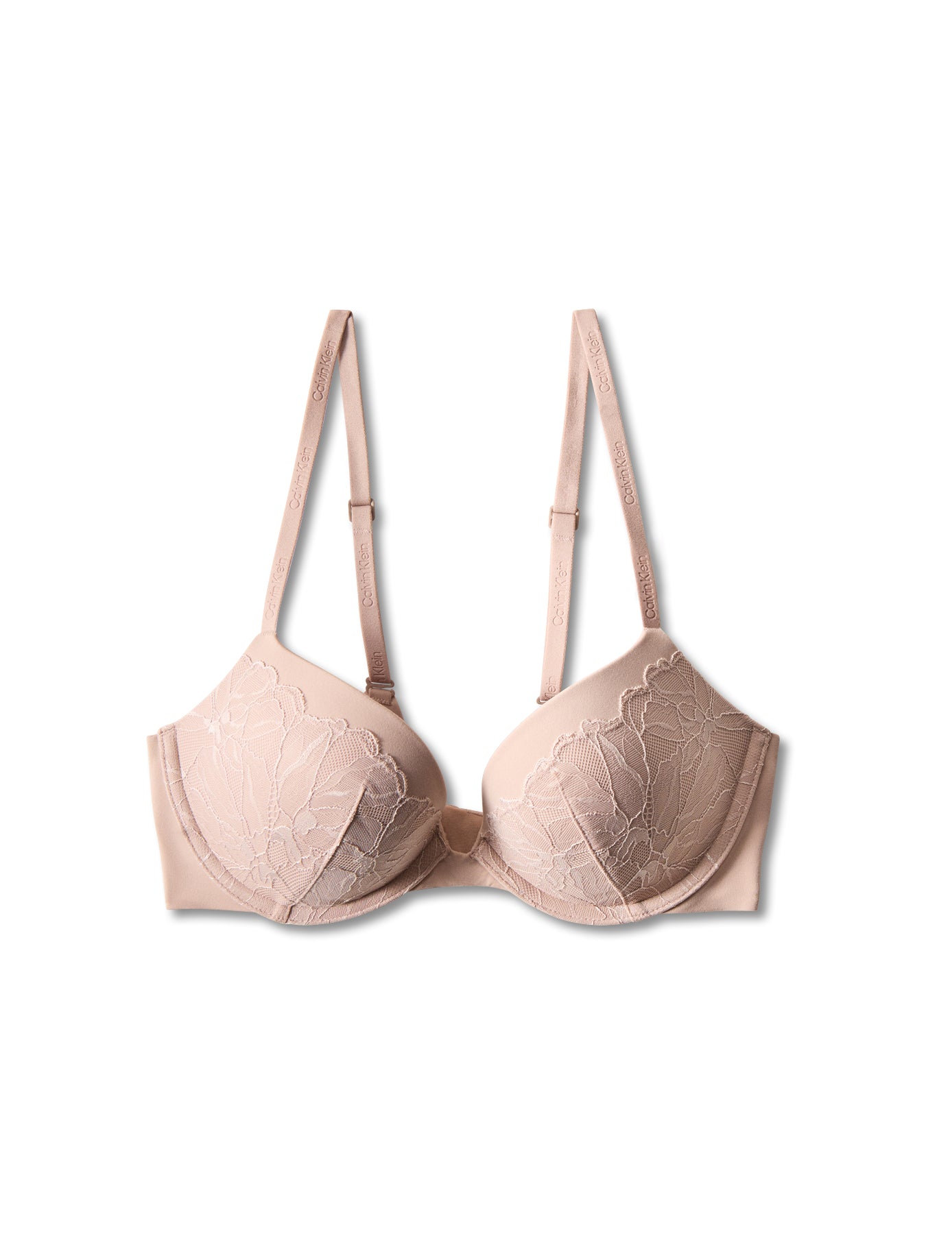 Perfectly Fit Lace Push Up Plunge Bra Cedar