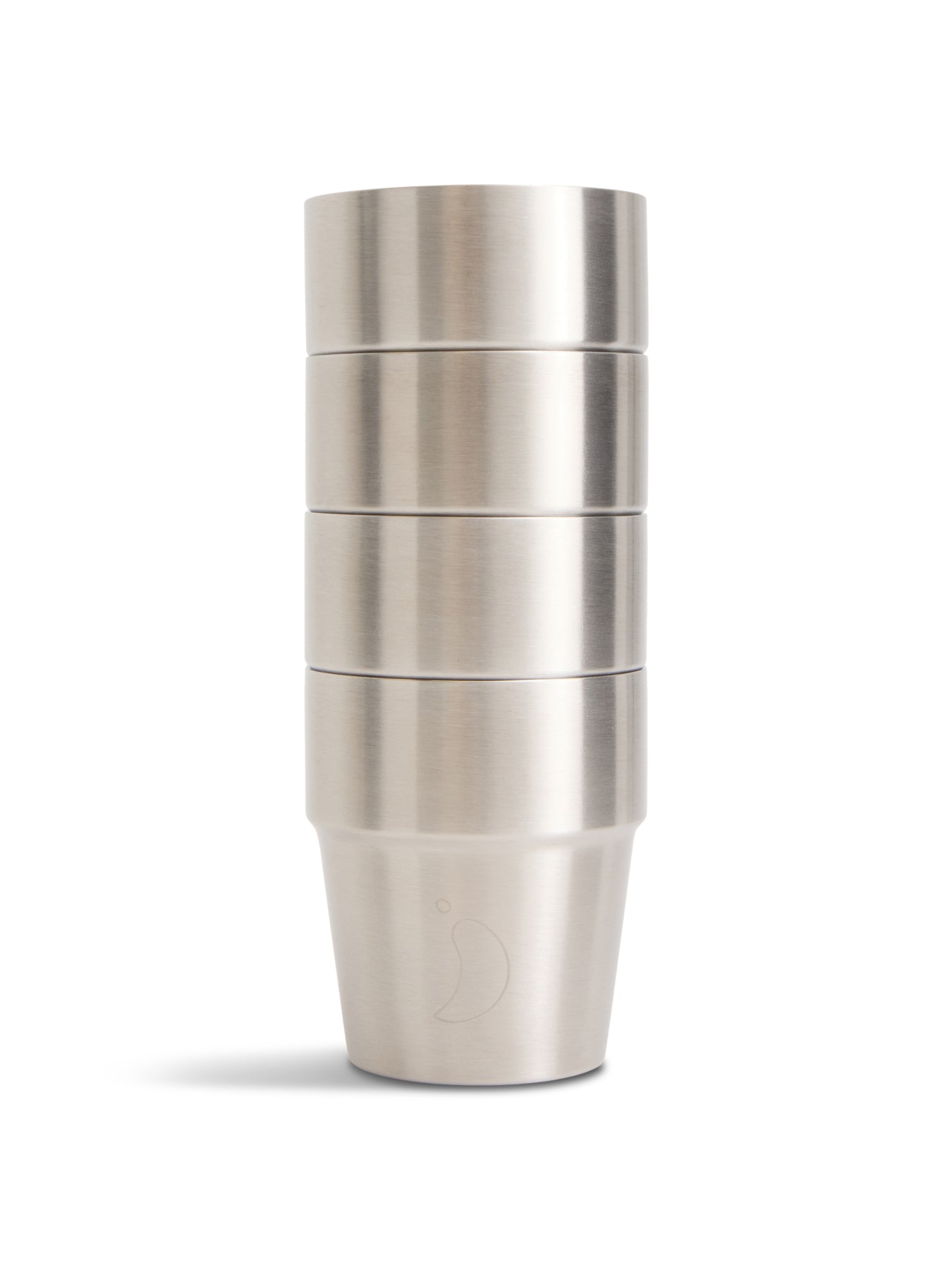 Stackable Cups Set of 4 Stainless Steel