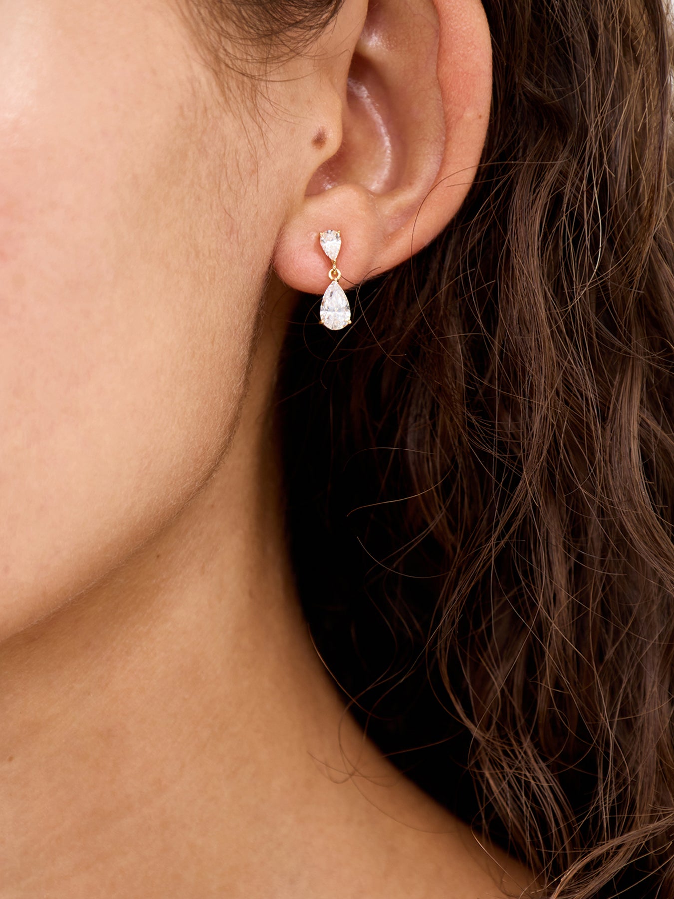 Baby Arabella Earrings Gold Vermeil Gold