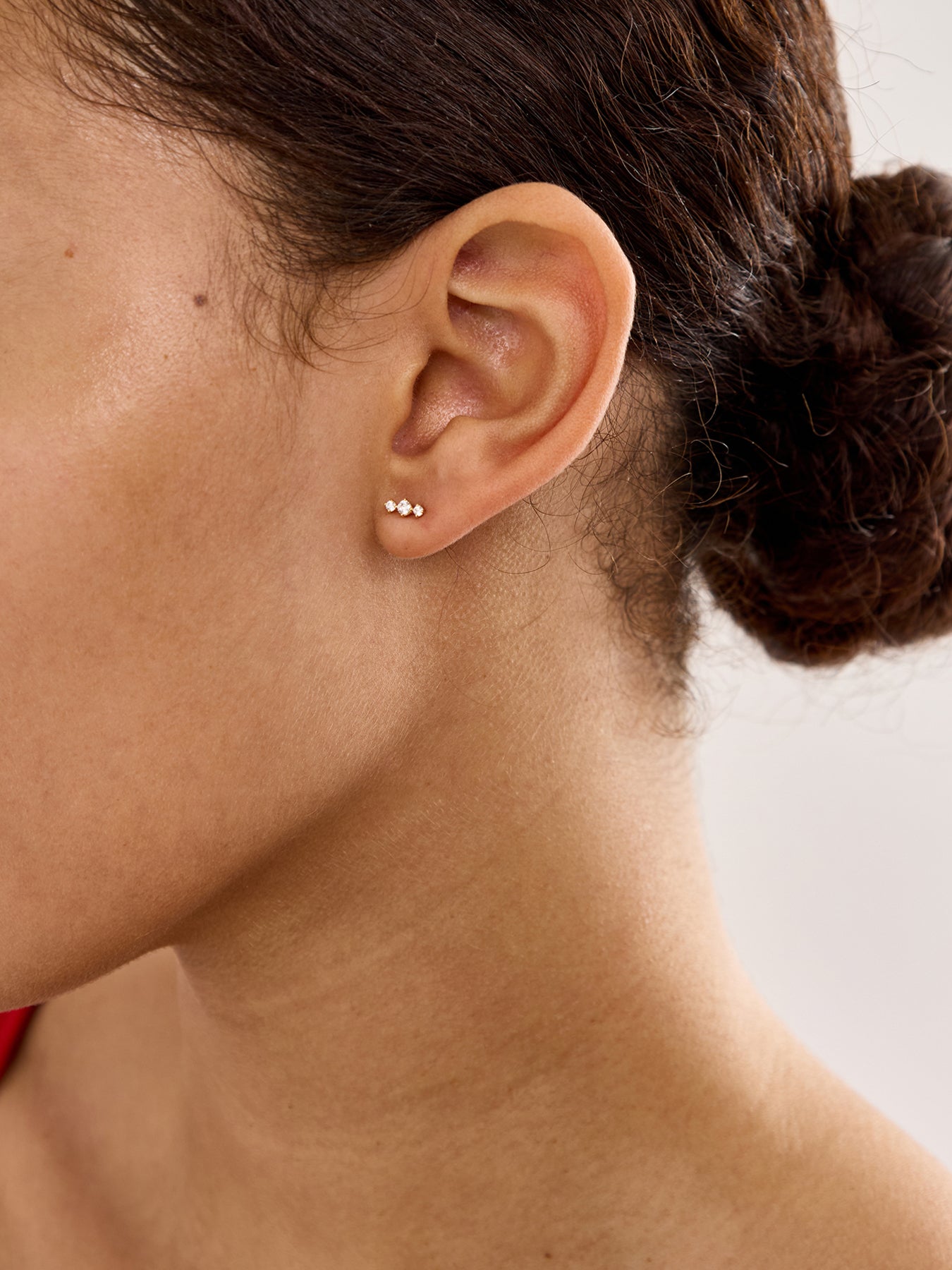 Dree Stud Earrings Gold Vermeil