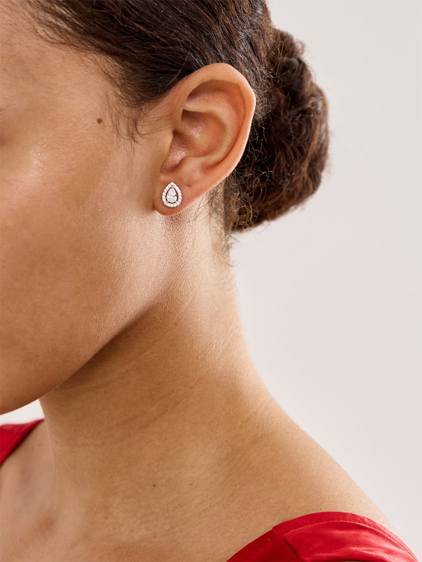 Baby Emile Stud Earrings Silver