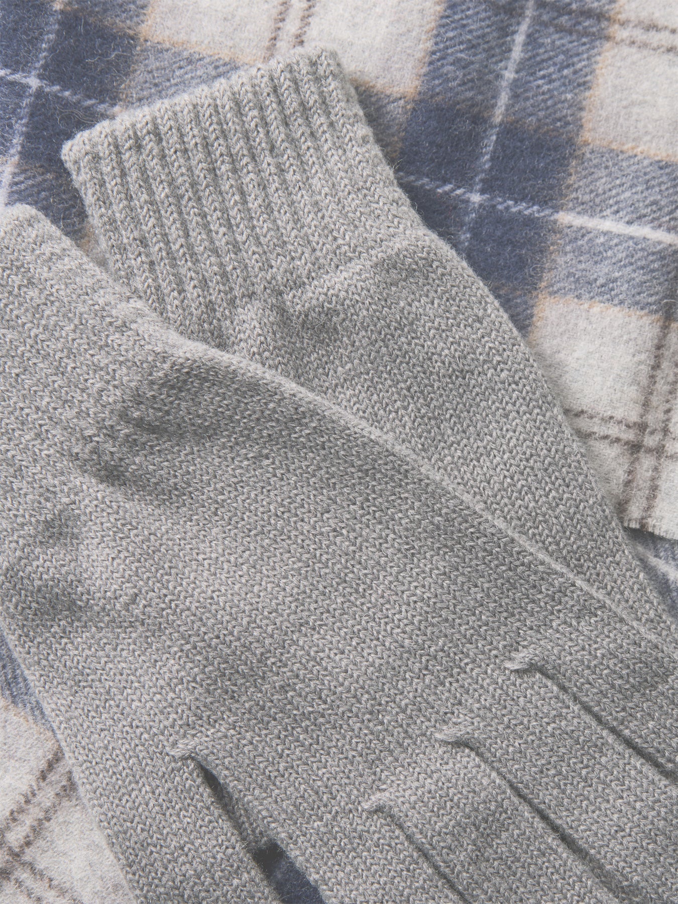 Tartan Scarf Navy Mix