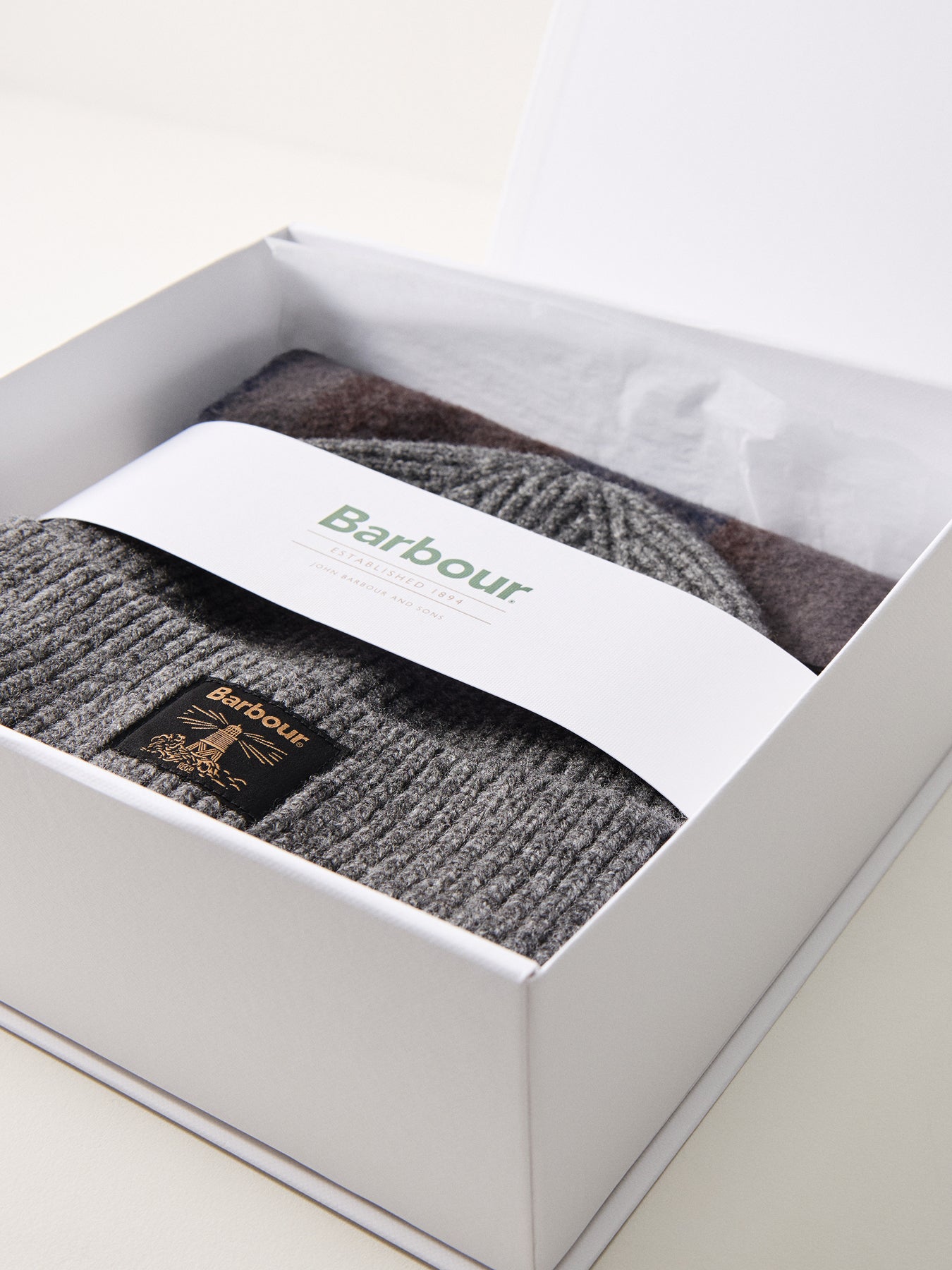 Tartan Scarf Navy Mix